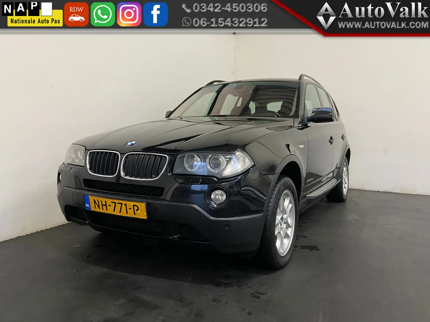 BMW X3 2.0d High Executive Automaat. Nette Auto! Schwarz - 1