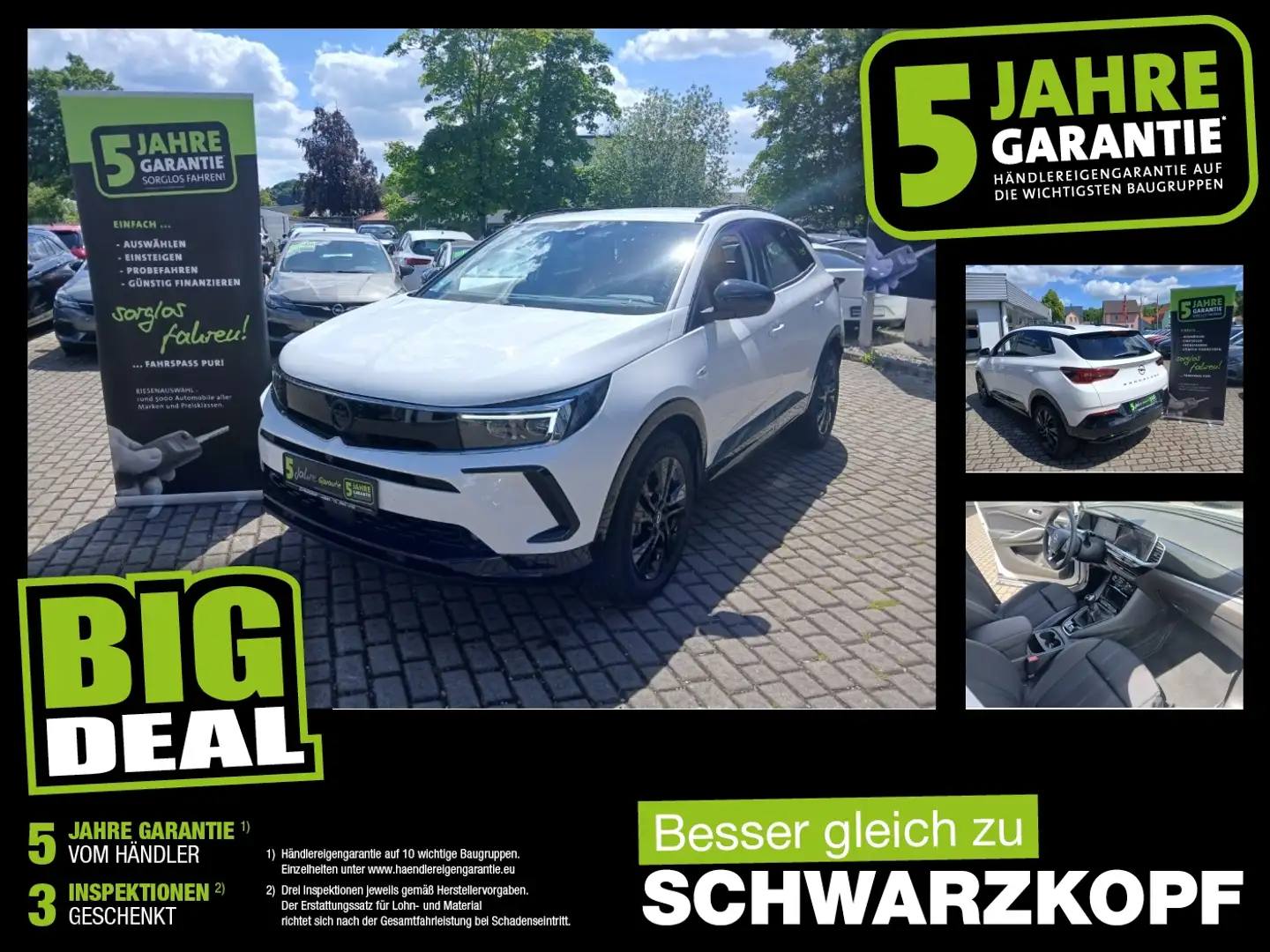 Opel Grandland 1.2T WirelessCharging,Navi,Parkpilot Wit - 1