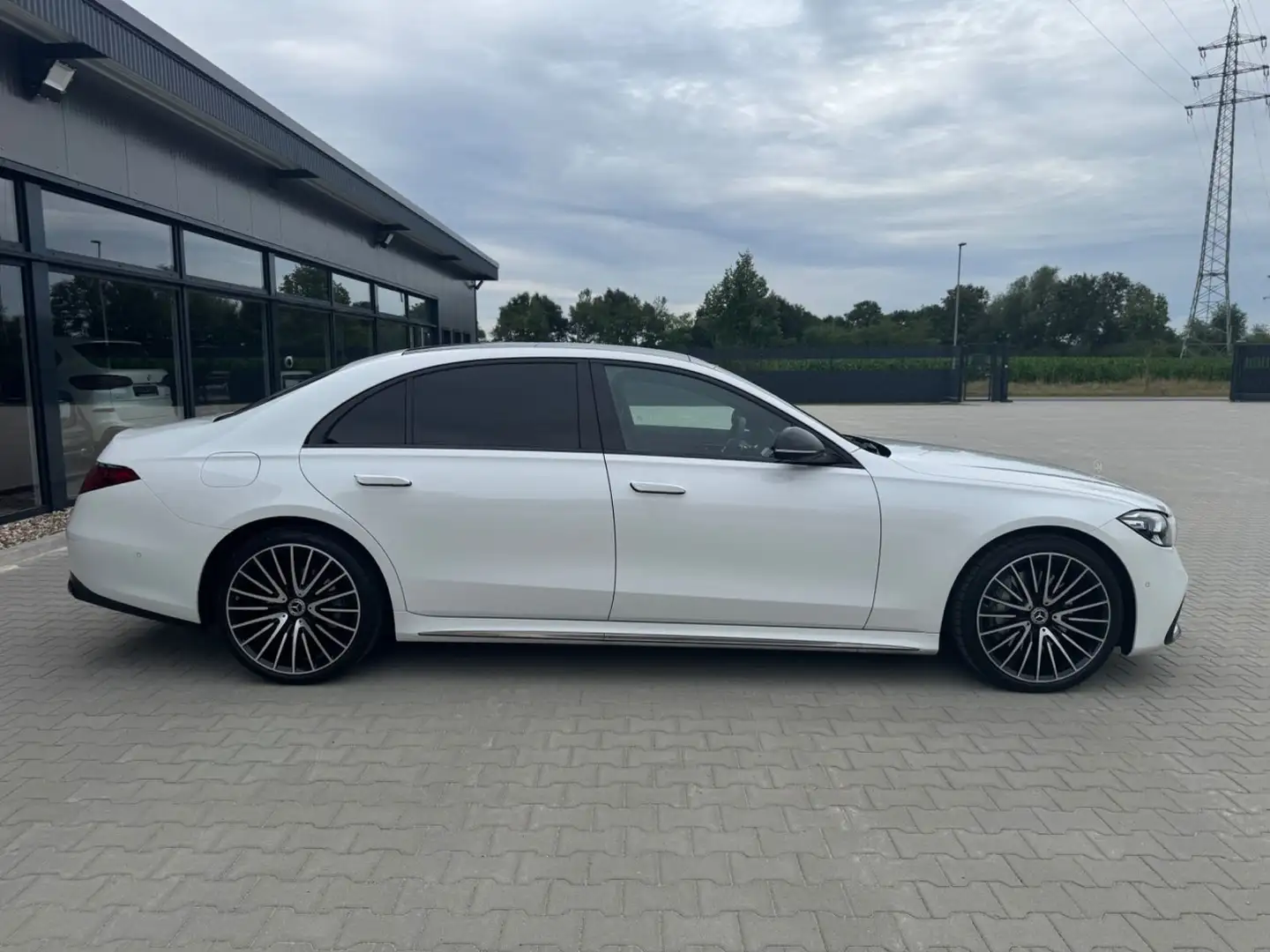 Mercedes-Benz S 450 S450d 4M Lang AMG -BelüSitz-360K-Hinterachsl. Weiß - 2