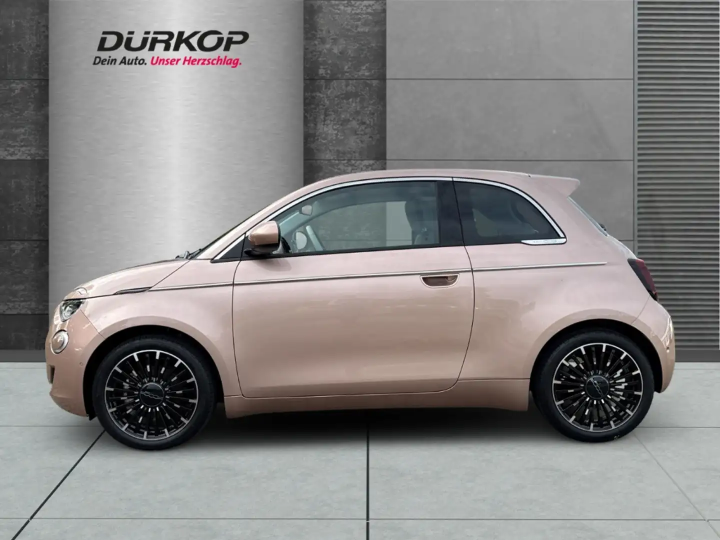 Fiat 500e La Prima Neuer 42 kWh MY25 Panorama Navi Soundsyst Gold - 2