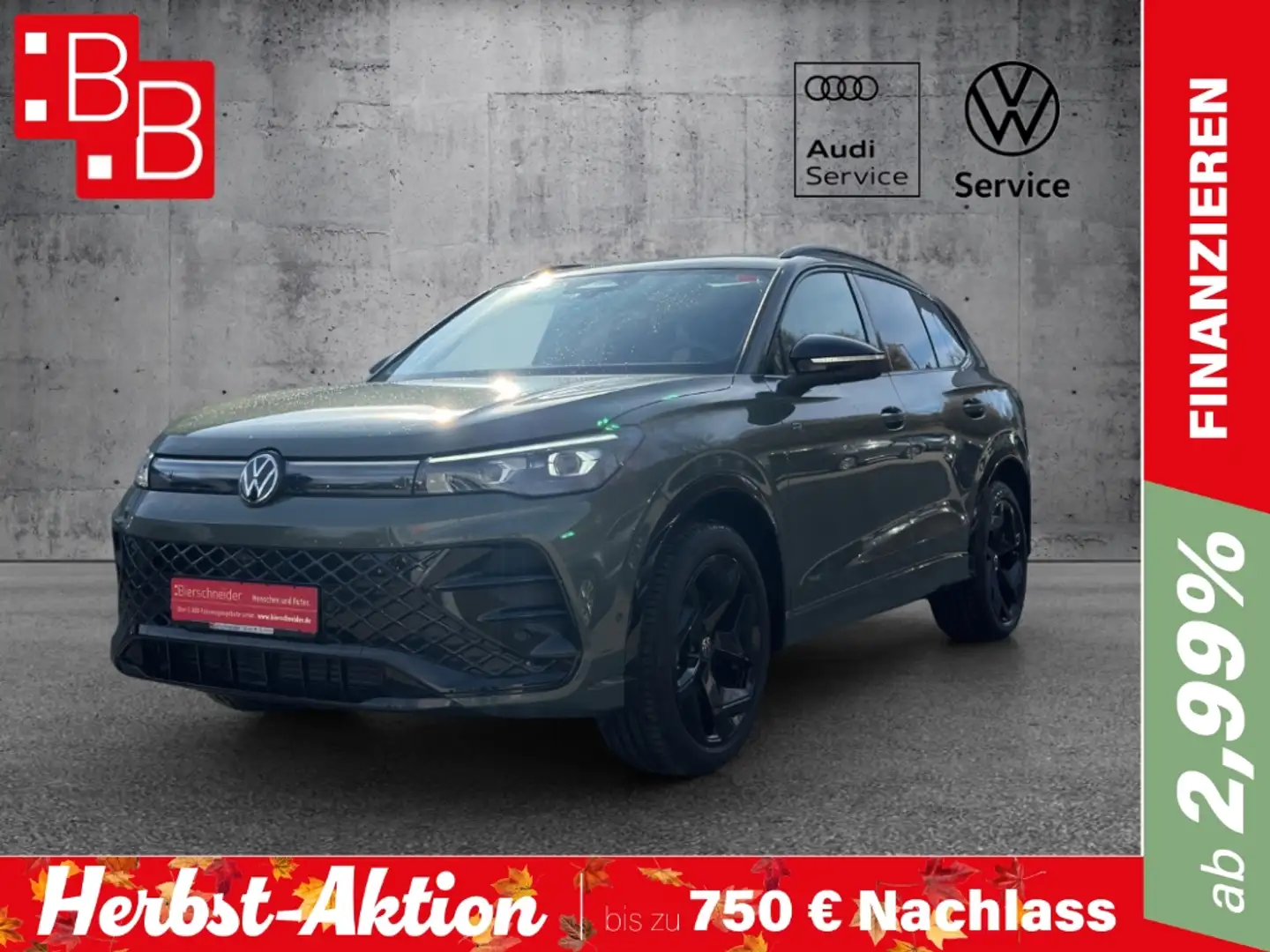 Volkswagen Tiguan 2.0 TDI DSG Neues Modell R-Line IQ-LIGHT COCKPIT P Grün - 1