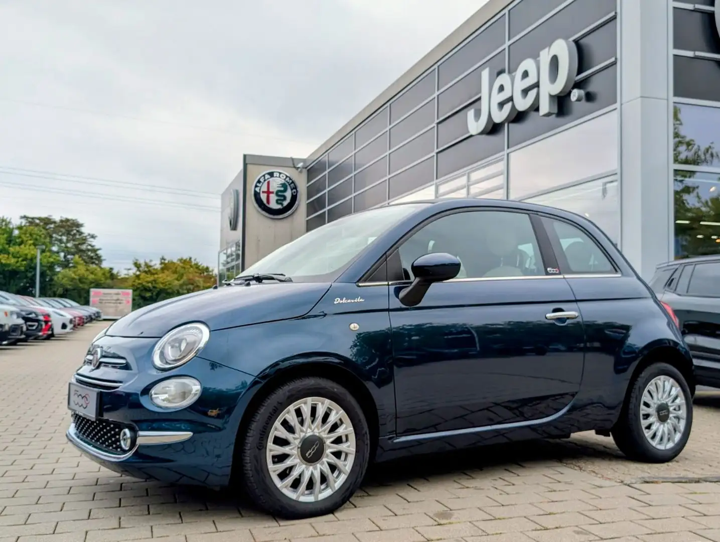 Fiat 500C Dolcevita Dipinto Techpaket PDC Blau - 1