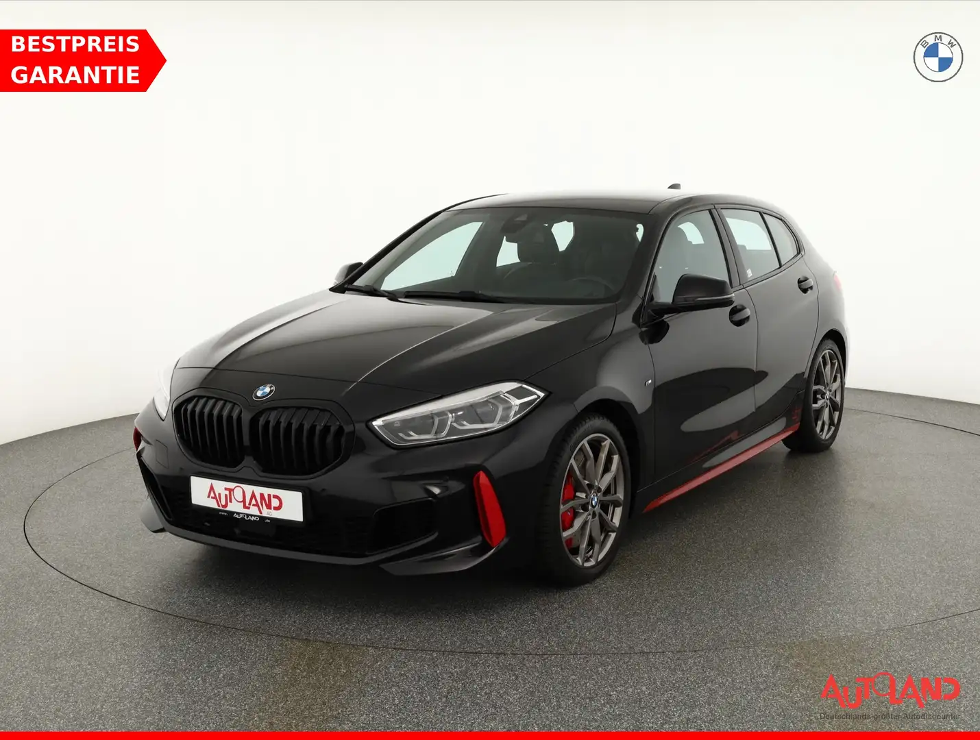 BMW 128 128i M Sport Aut. LED Navi Kamera Schwarz - 1