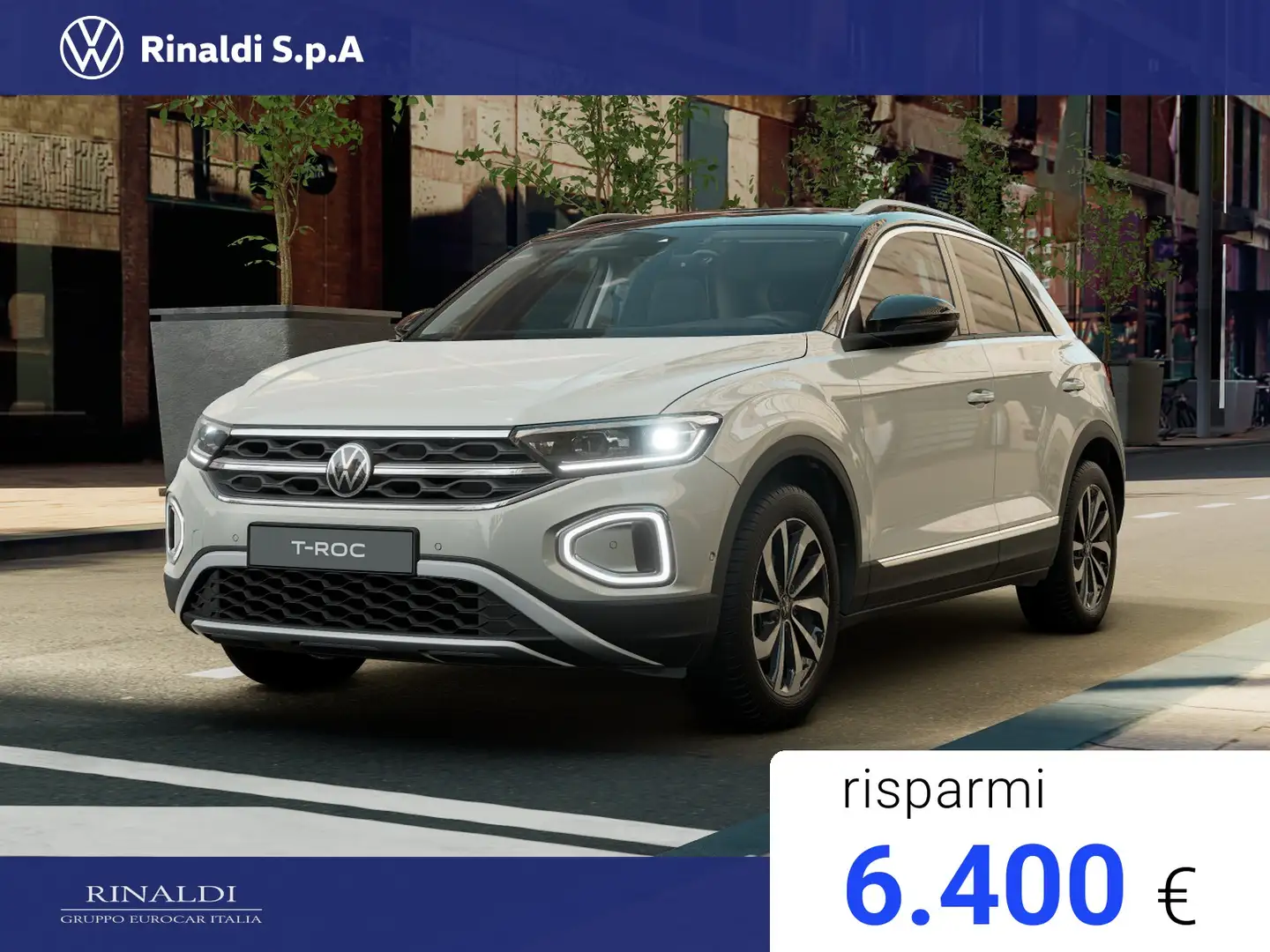 Volkswagen T-Roc 1.5 tsi style dsg Grigio - 1