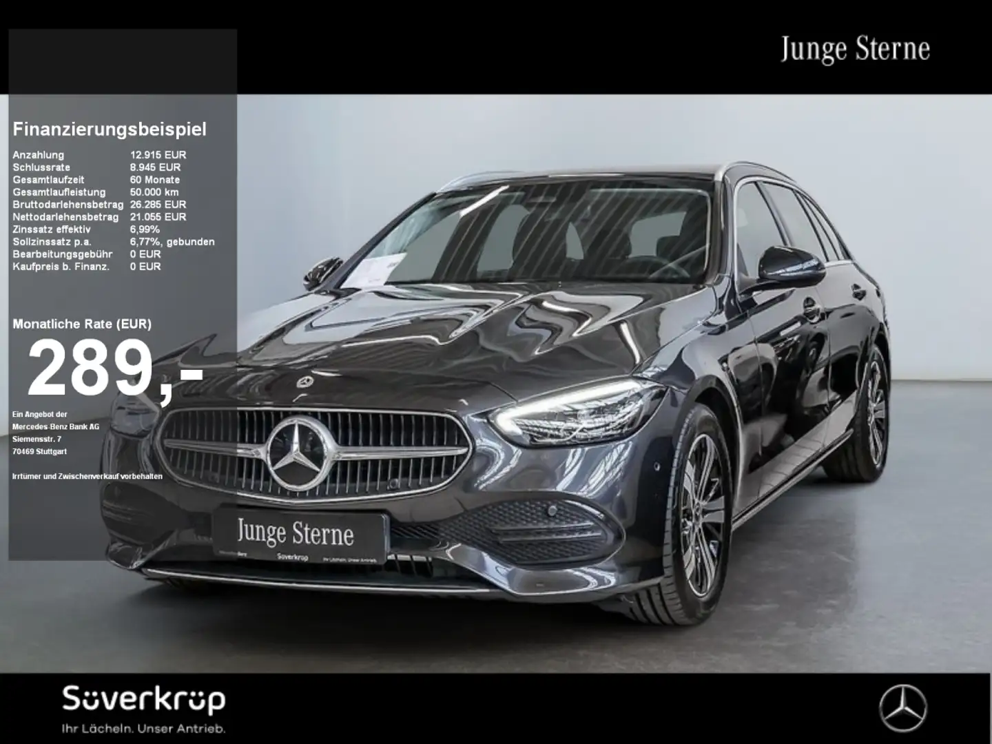Mercedes-Benz C 200 T AVANTGARDE SPUR AHK KAMERA PDC SHZ Grau - 1