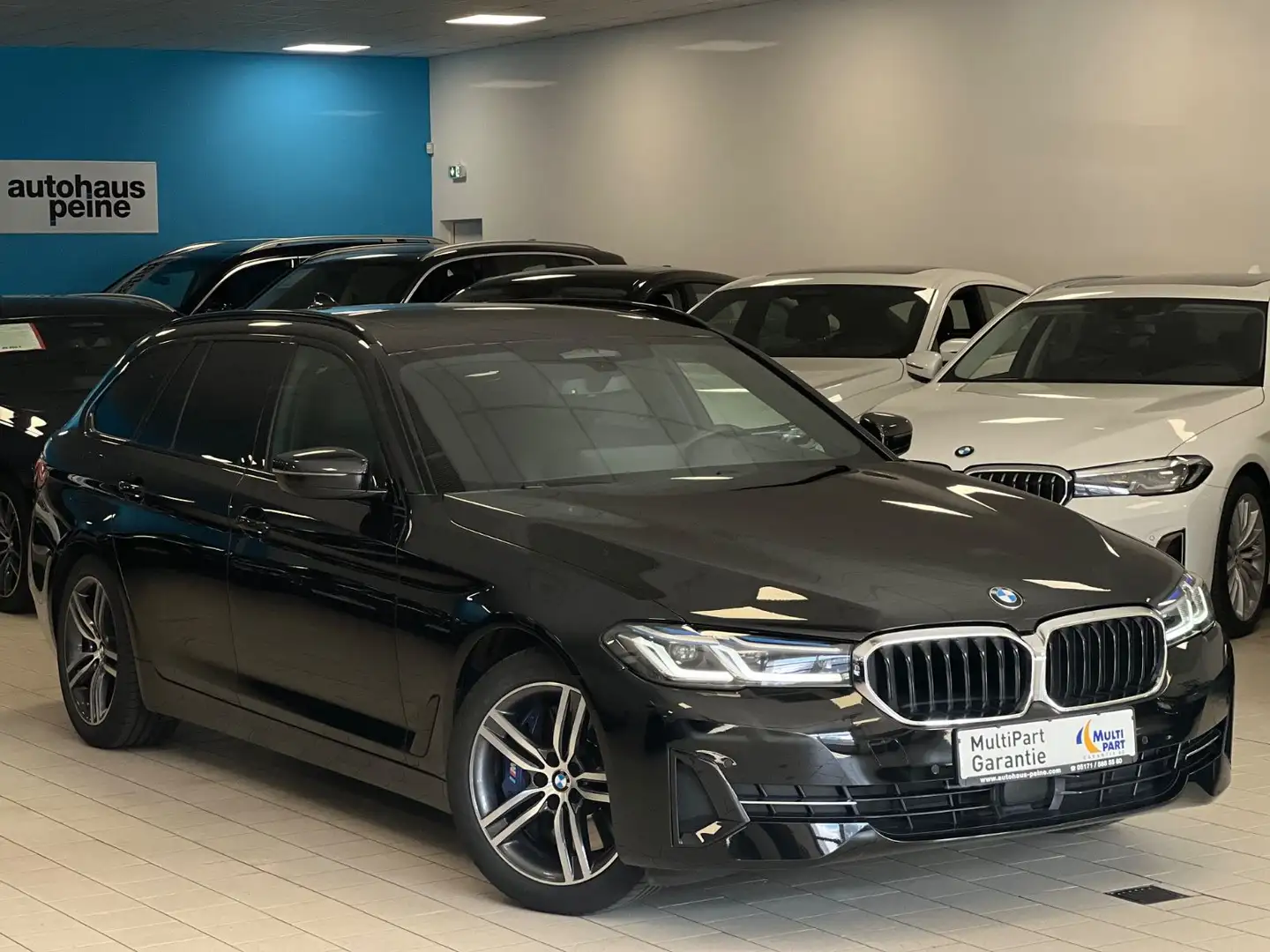 BMW 540 d xDrive SAG/HUD/Laser/AHK/ParkAss/SportSitze Noir - 1