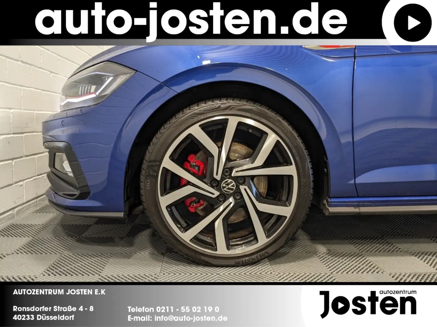 Volkswagen Polo GTI VI LED PANO Navi Klima SHZ KAM. Bleu - 2