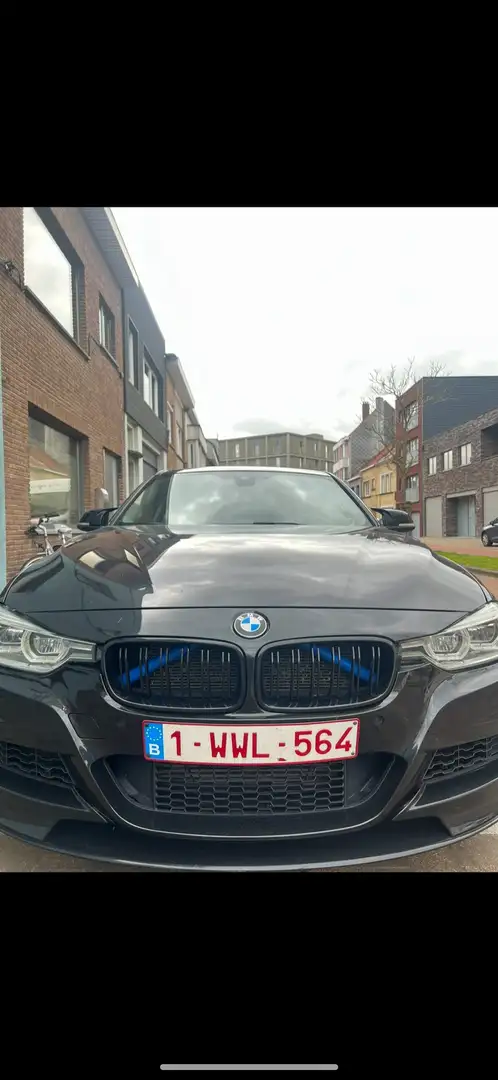 BMW 318 318d Zwart - 1