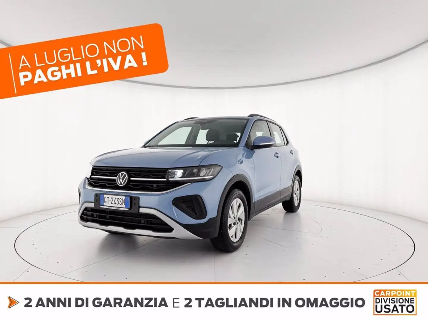 Volkswagen T-Cross 1.0 tsi life 115cv dsg Modrá - 1