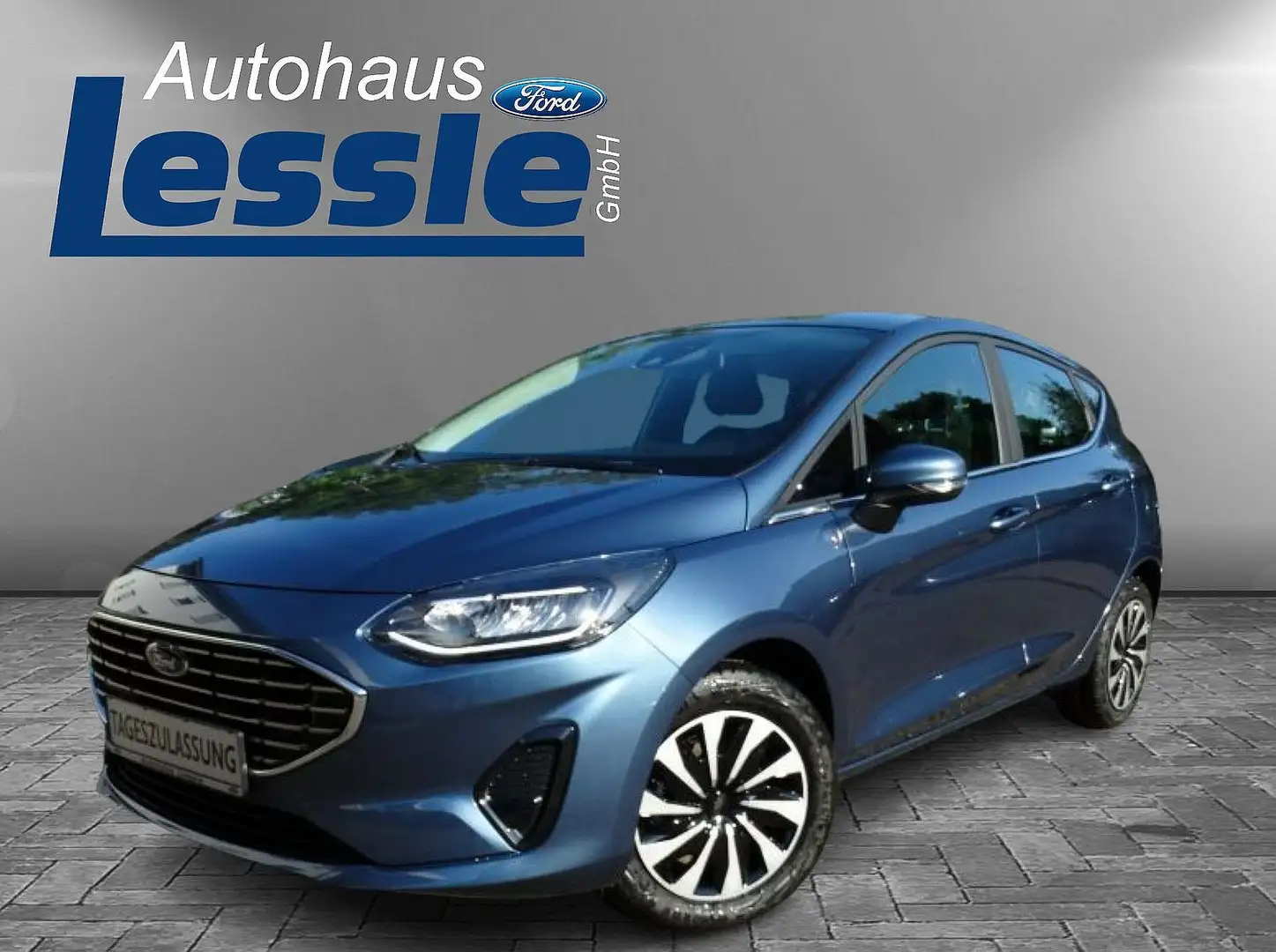Ford Fiesta Titanium Winter-Paket/Sicherheits-Paket/Klimaautom Azul - 1