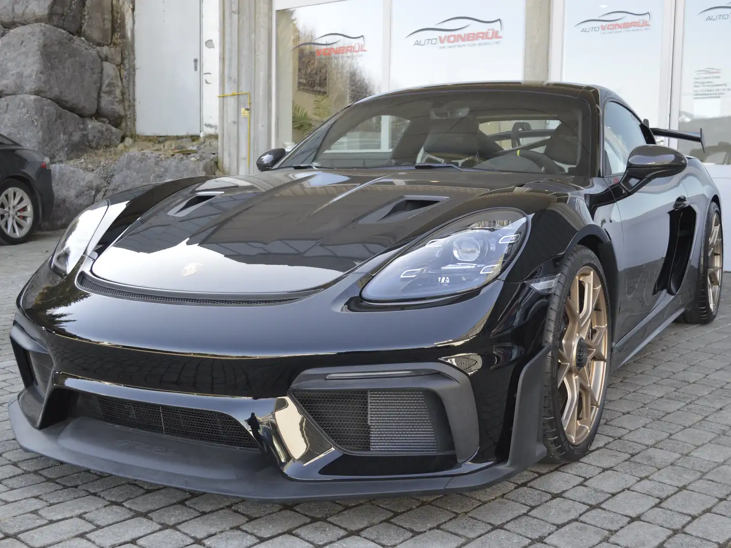 Porsche Cayman GT4 RS mit Weissach, Liftsystem Vorderachse uvm. Schwarz - 1