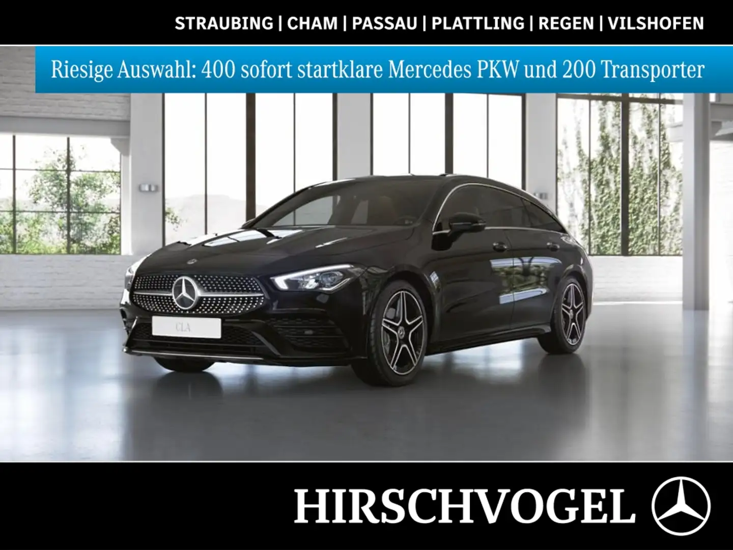 Mercedes-Benz CLA 180 SB AMG-Line+AHK+MBUX+Navi-Prem.+LED+Kam Schwarz - 1