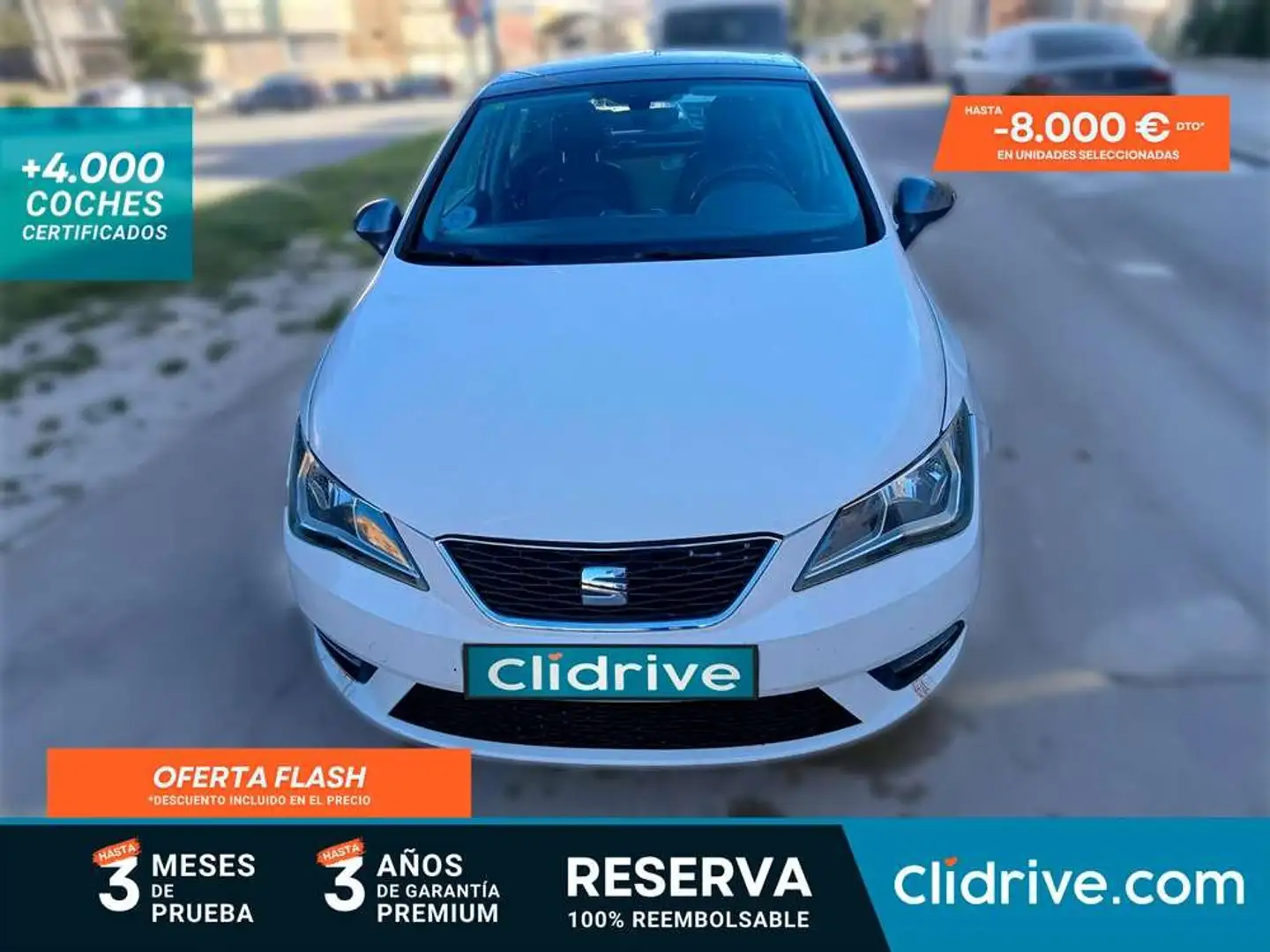 SEAT Ibiza 1.4 TDI Style Connect Blanco - 1