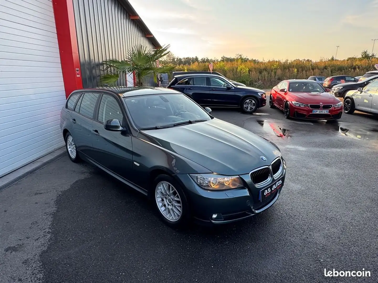 BMW 318 Touring E91 318 I 143CV BOITE AUTO LCI BREAK GPS- RÉGULATEUR CLIM Vert - 2