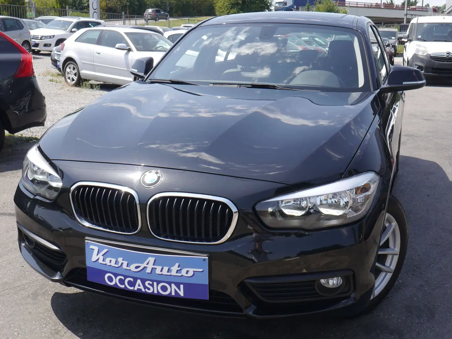 BMW 118 118iAUT*GPS*TOIT OUVRANT ELEC*PRETE IMMATRICULER* Noir - 1