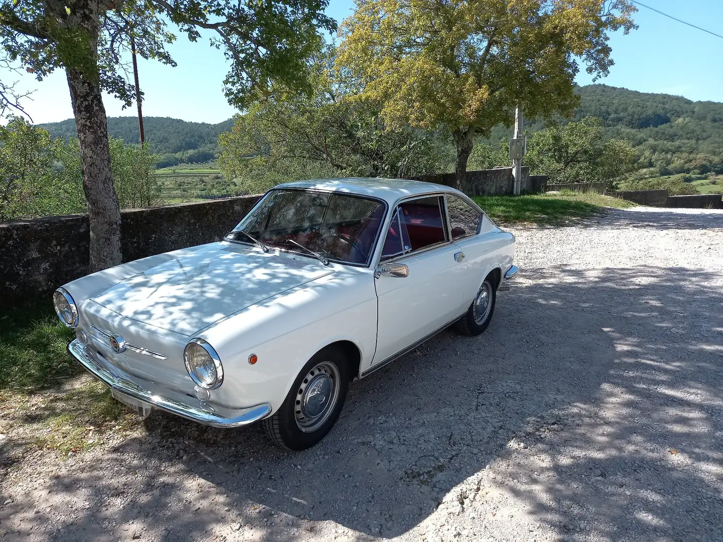 Fiat 850 coupe' Blanc - 1