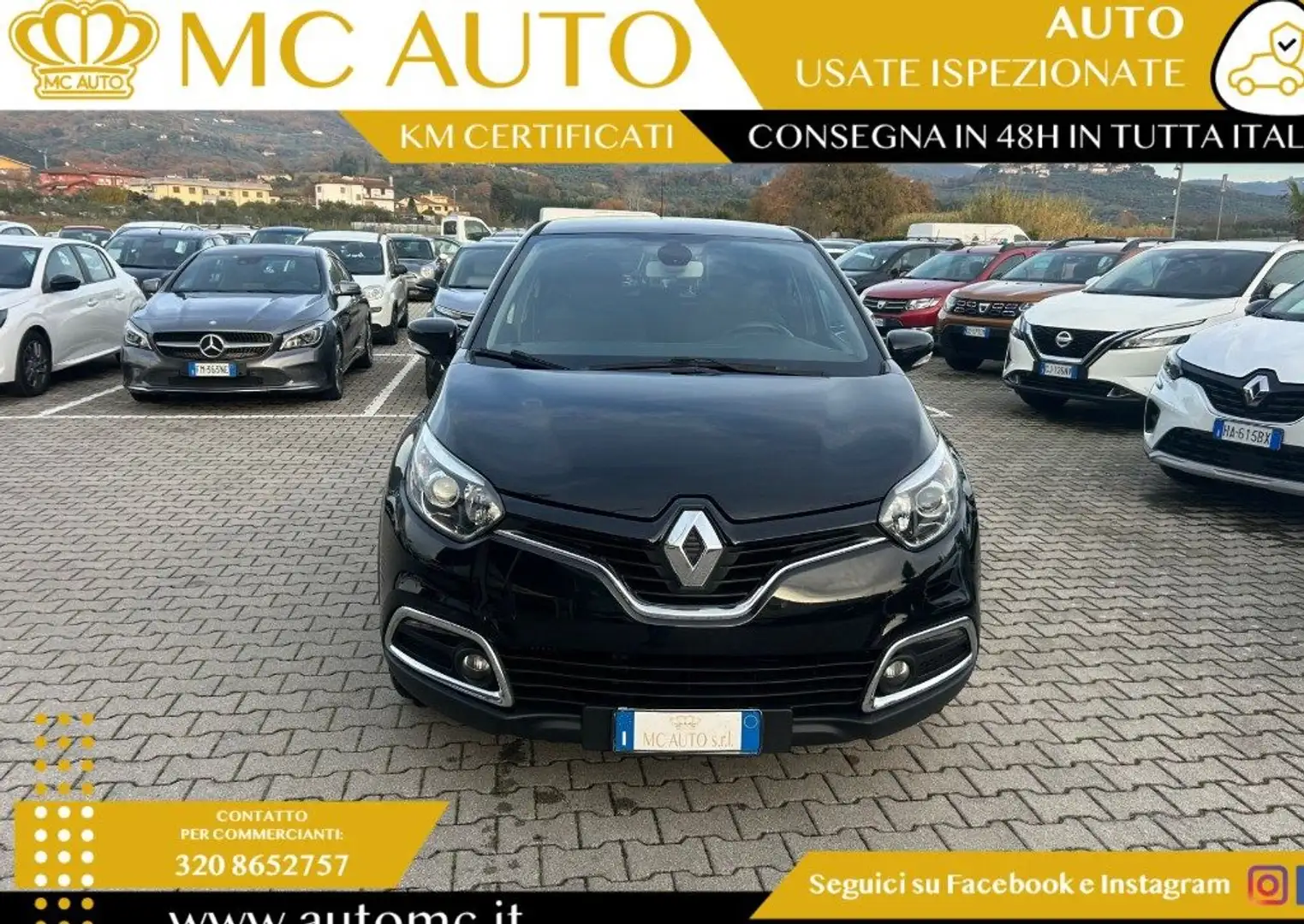Renault Captur TCe 12V 90 CV Start&Stop Energy Intens Nero - 2