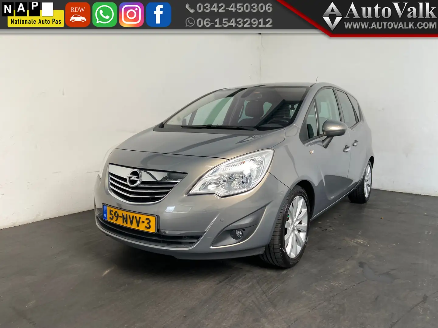Opel Meriva 1.4 Turbo Cosmo. Trekhaak! Marrón - 1