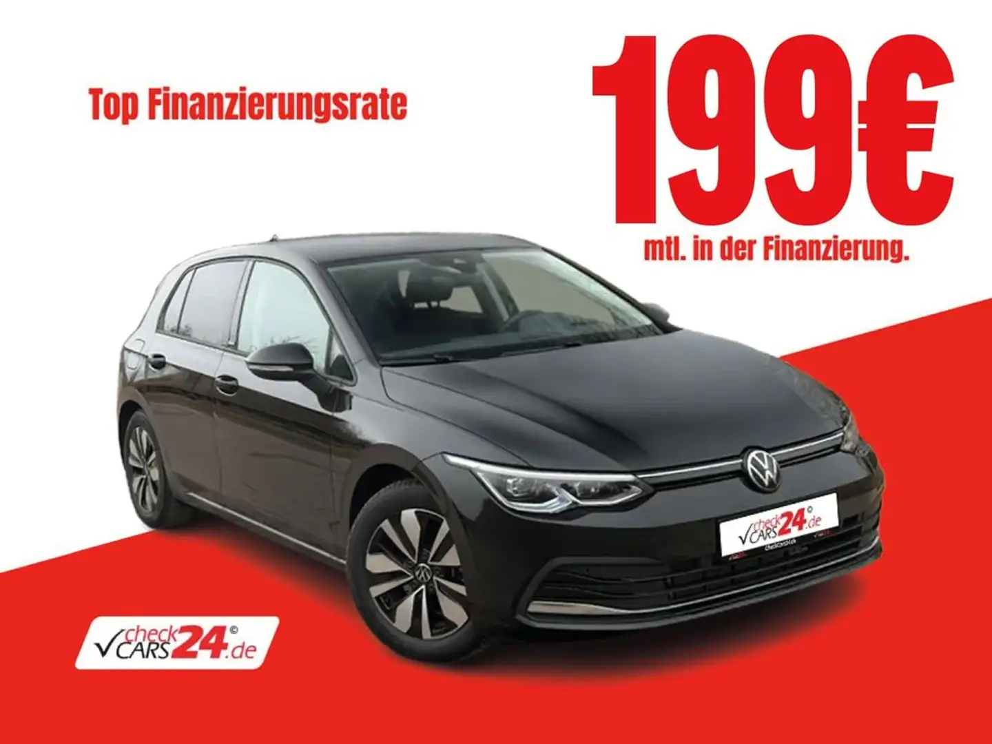 Volkswagen Golf VIII 2.0 TDI Move ACC PDC LED *SOFORT* Noir - 1