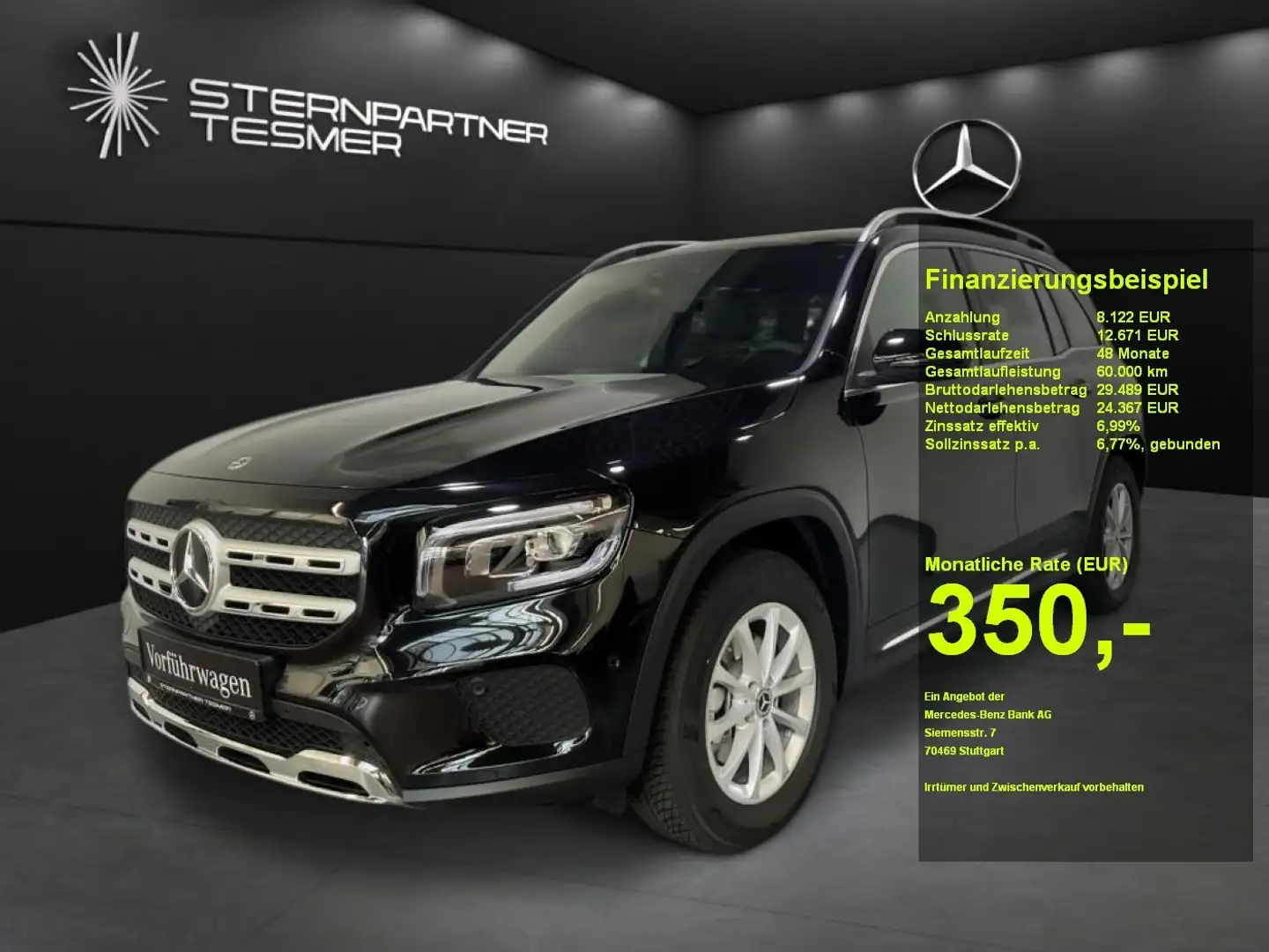 Mercedes-Benz GLB 180 Progressiv, SHZ, LED, PDC, CarPlay, Navi Negru - 1