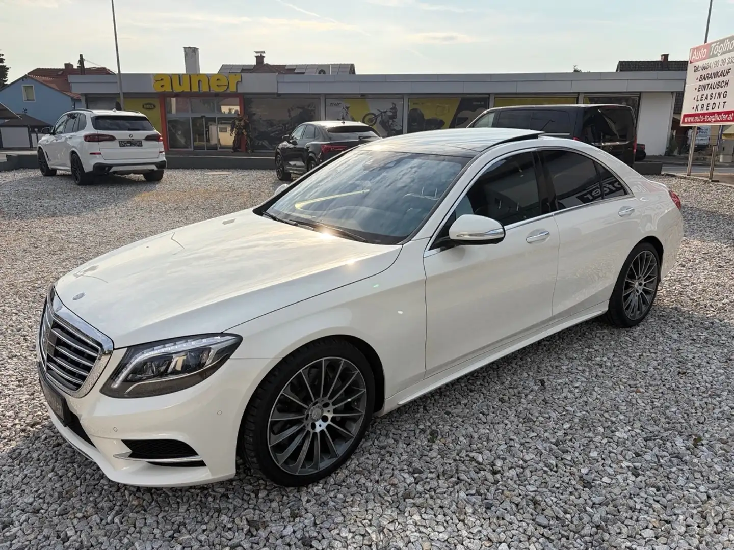 Mercedes-Benz S 350 d 4Matic AMG-Line Panorama Burmester top Zustand Weiß - 2