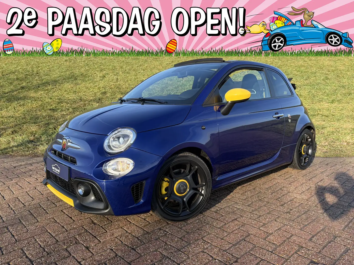 Fiat 595 Abarth Cabrio 1.4 T-Jet Pista Dealeronderhouden | Windsch Blau - 1