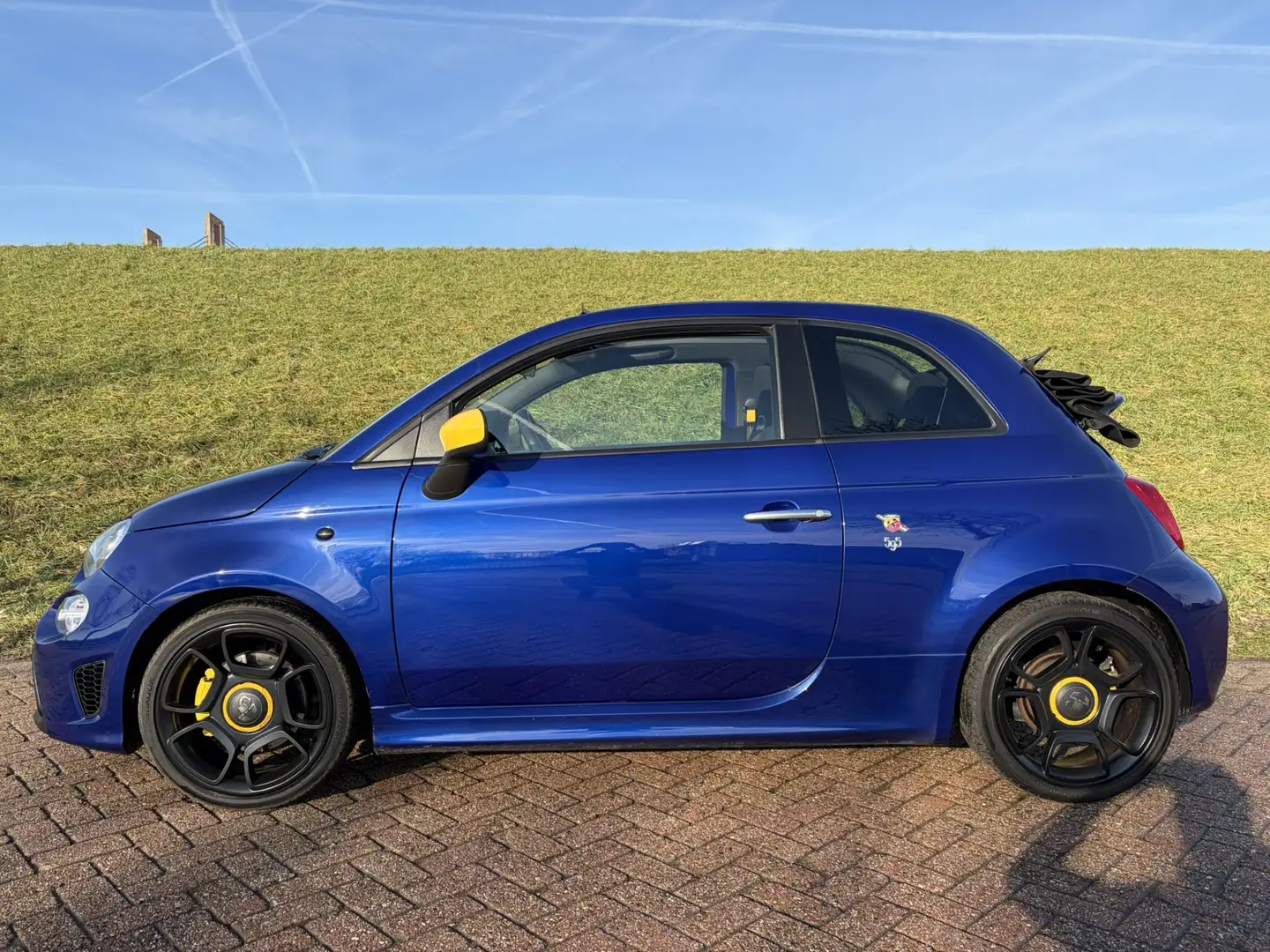 Fiat 595 Abarth Cabrio 1.4 T-Jet Pista Dealeronderhouden | Windsch Bleu - 2