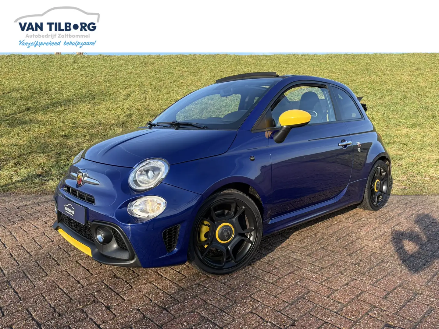 Fiat 595 Abarth Cabrio 1.4 T-Jet Pista Dealeronderhouden | Windsch Bleu - 1