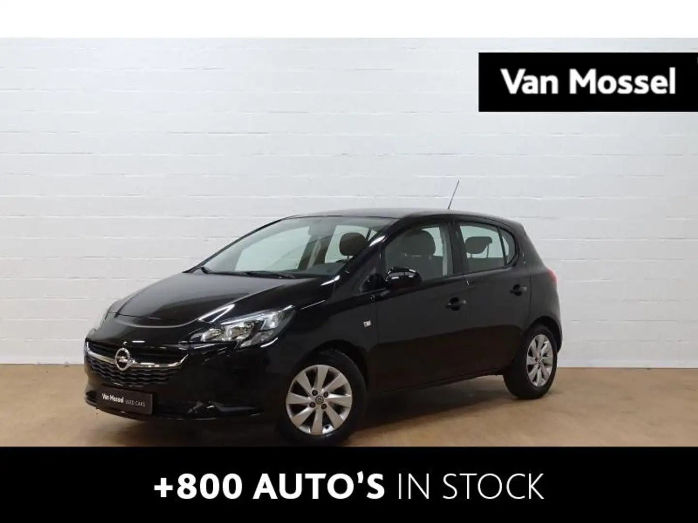 Opel Corsa 1.2 Enjoy Zwart - 1