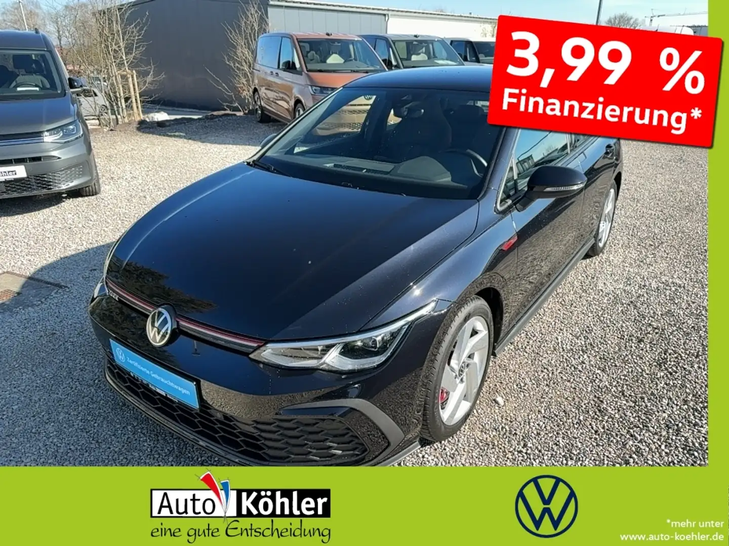 Volkswagen Golf GTI DSG Verkehrszeichenerkennung ACC LM Schwarz - 1