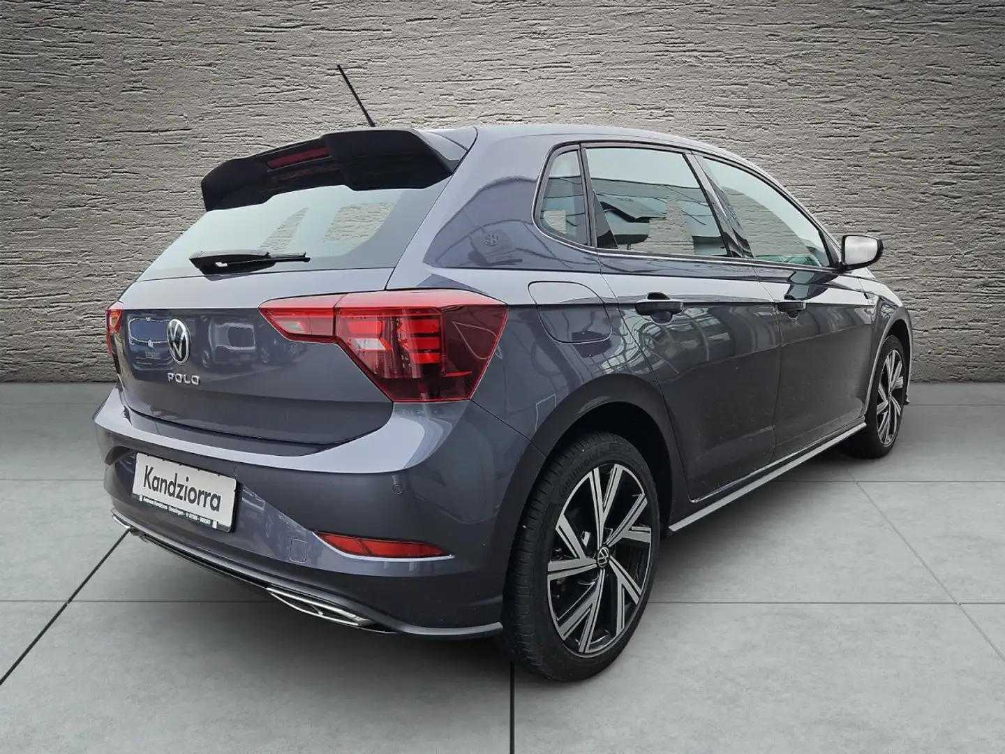 Volkswagen Polo 1.0 TSI DSG R-Line Klima Einparkhilfe Sitzheizung Grau - 2