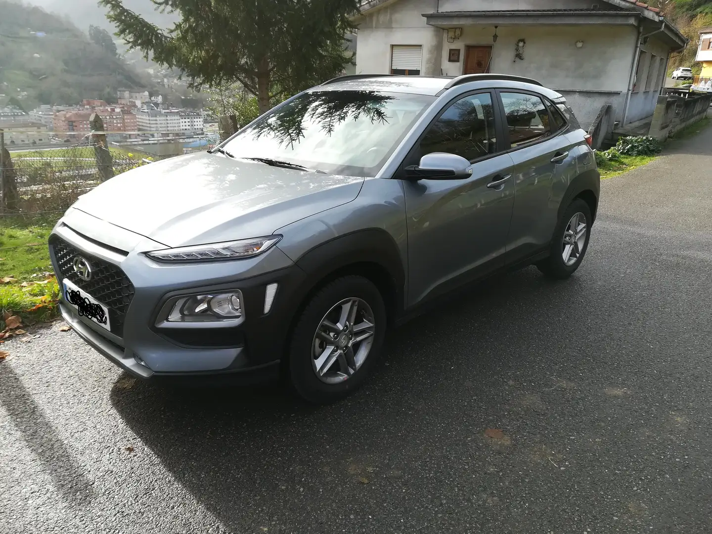 Hyundai KONA Kona 1.0 TGDI Klass 4x2 Klass Gris - 1