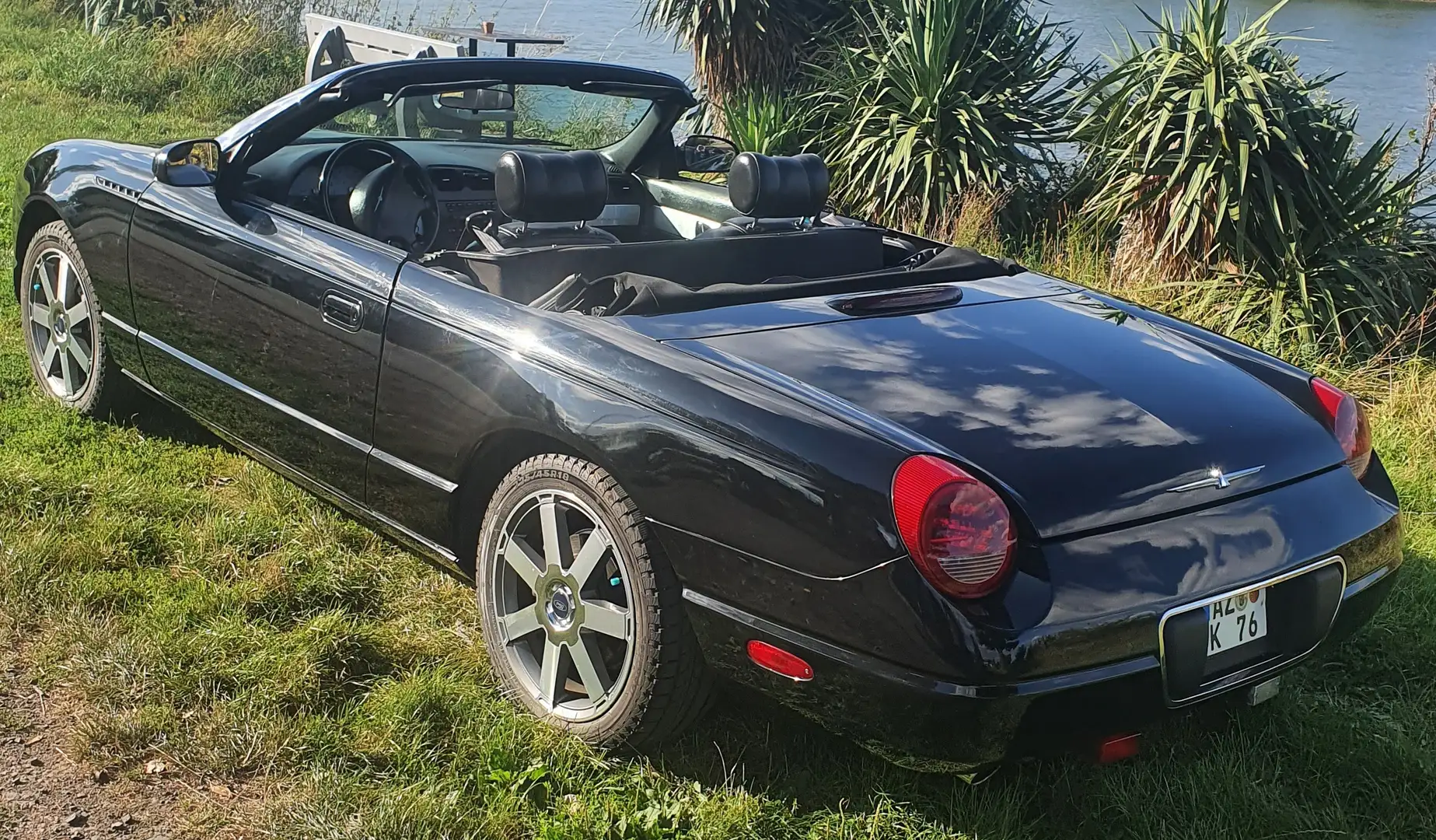 Ford Thunderbird V8-Cabriolet Special-Edition-1. Hand 36500 km Negru - 2