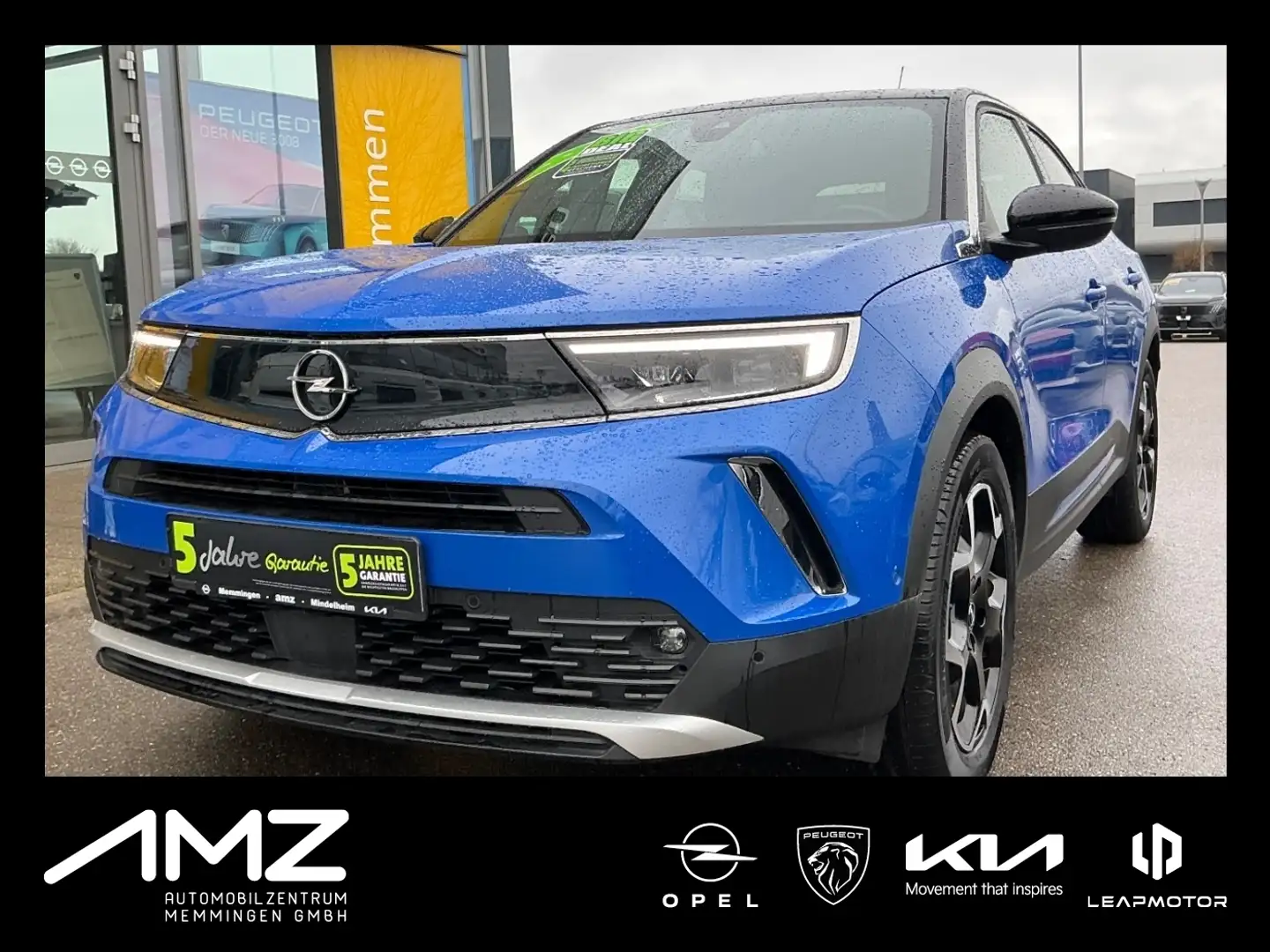 Opel Mokka-E Ultimate *11 kWh On-Board-Charger*Navi* Blau - 1