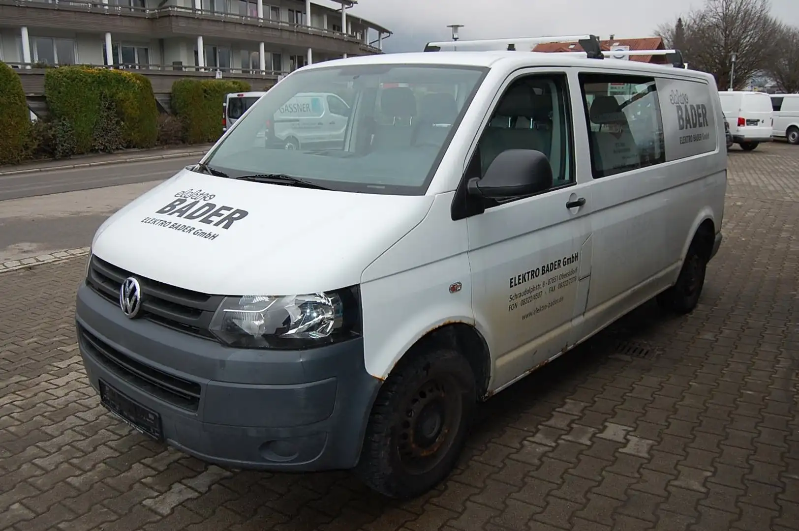 Volkswagen T5 Transporter T5 2,0 TDI Kombi lang 4Motion AHK Klima Tüv 4.25 Blanco - 1