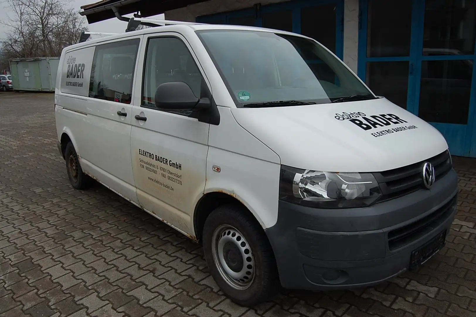 Volkswagen T5 Transporter T5 2,0 TDI Kombi lang 4Motion AHK Klima Tüv 4.25 Blanco - 2