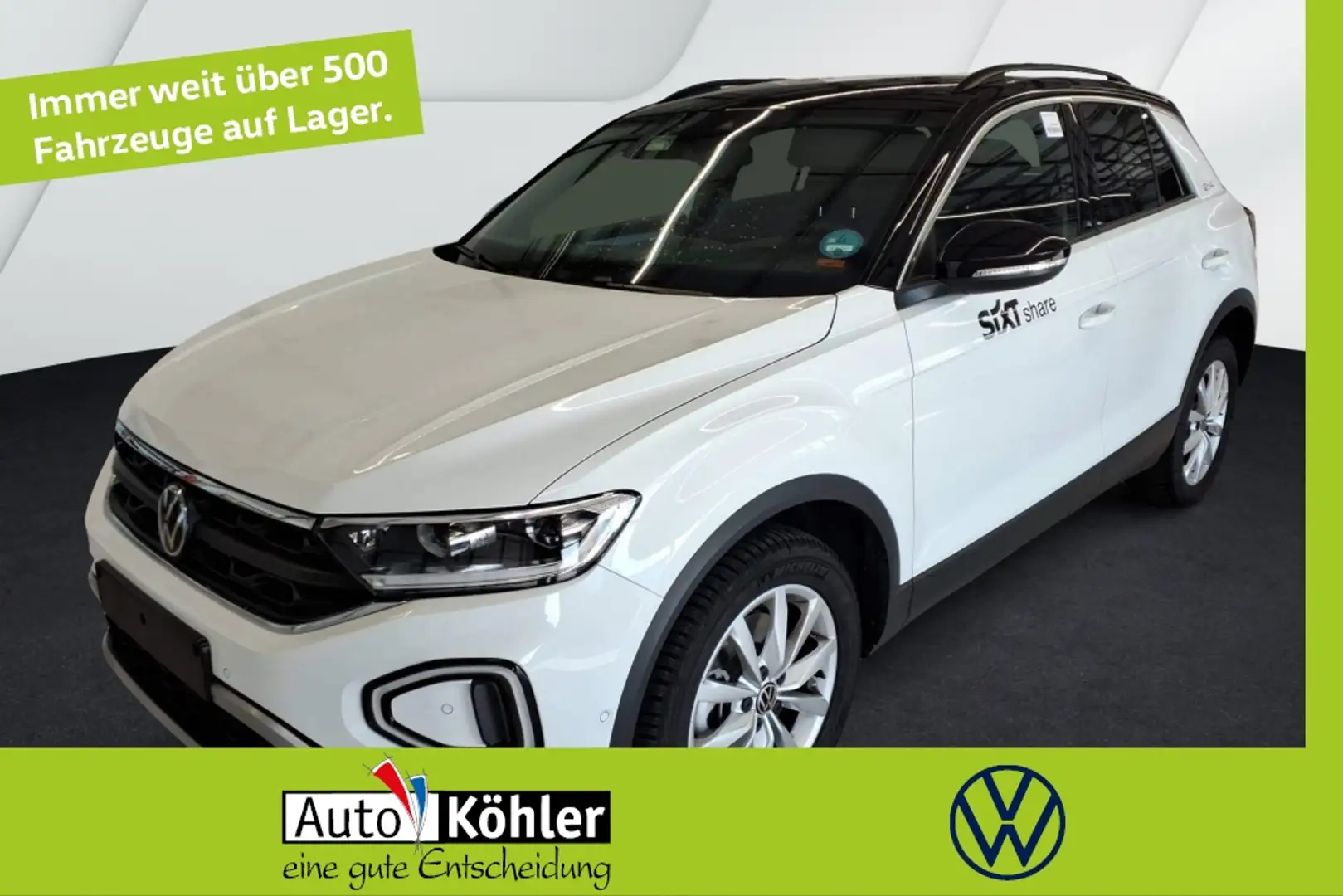 Volkswagen T-Roc GOAL TDI DSG CarPlay/AHK/Virt/ACC/Kamera Weiß - 1