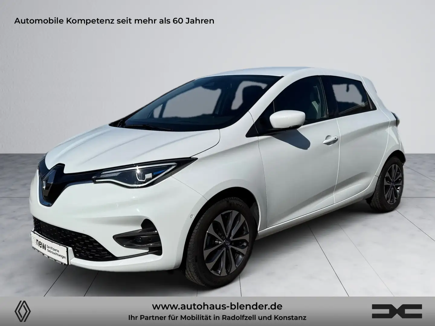 Renault ZOE INTENS Batteriemiete R135 Blanc - 1