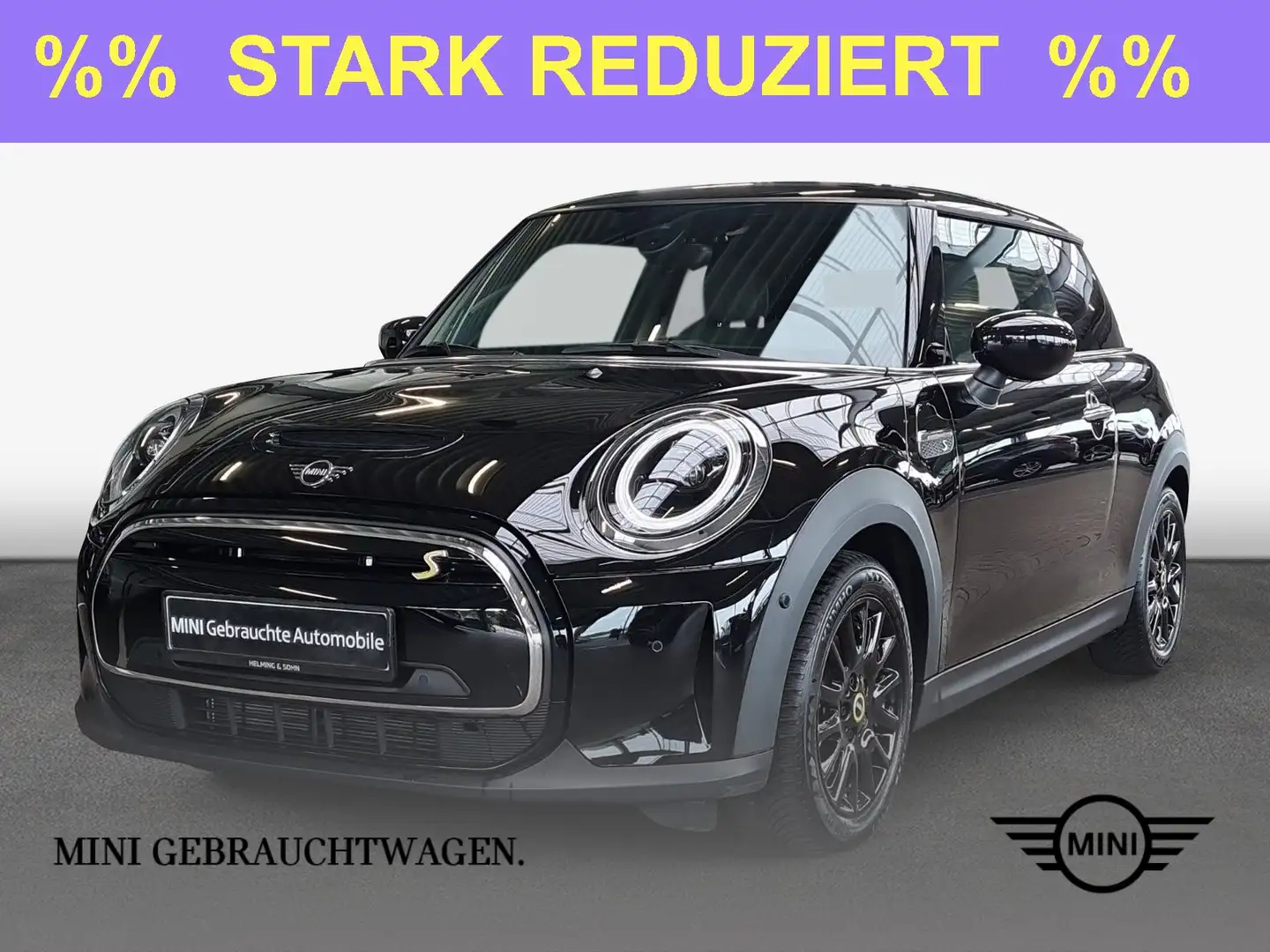 MINI Cooper SE Hatch DAB LED RFK Navi Tempomat Shz. uvm. Noir - 1