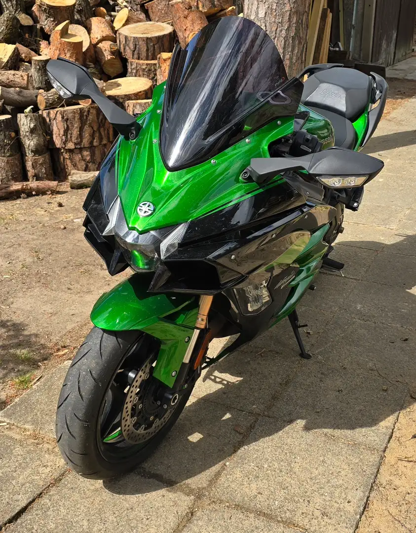 Kawasaki Ninja H2 zelena - 1
