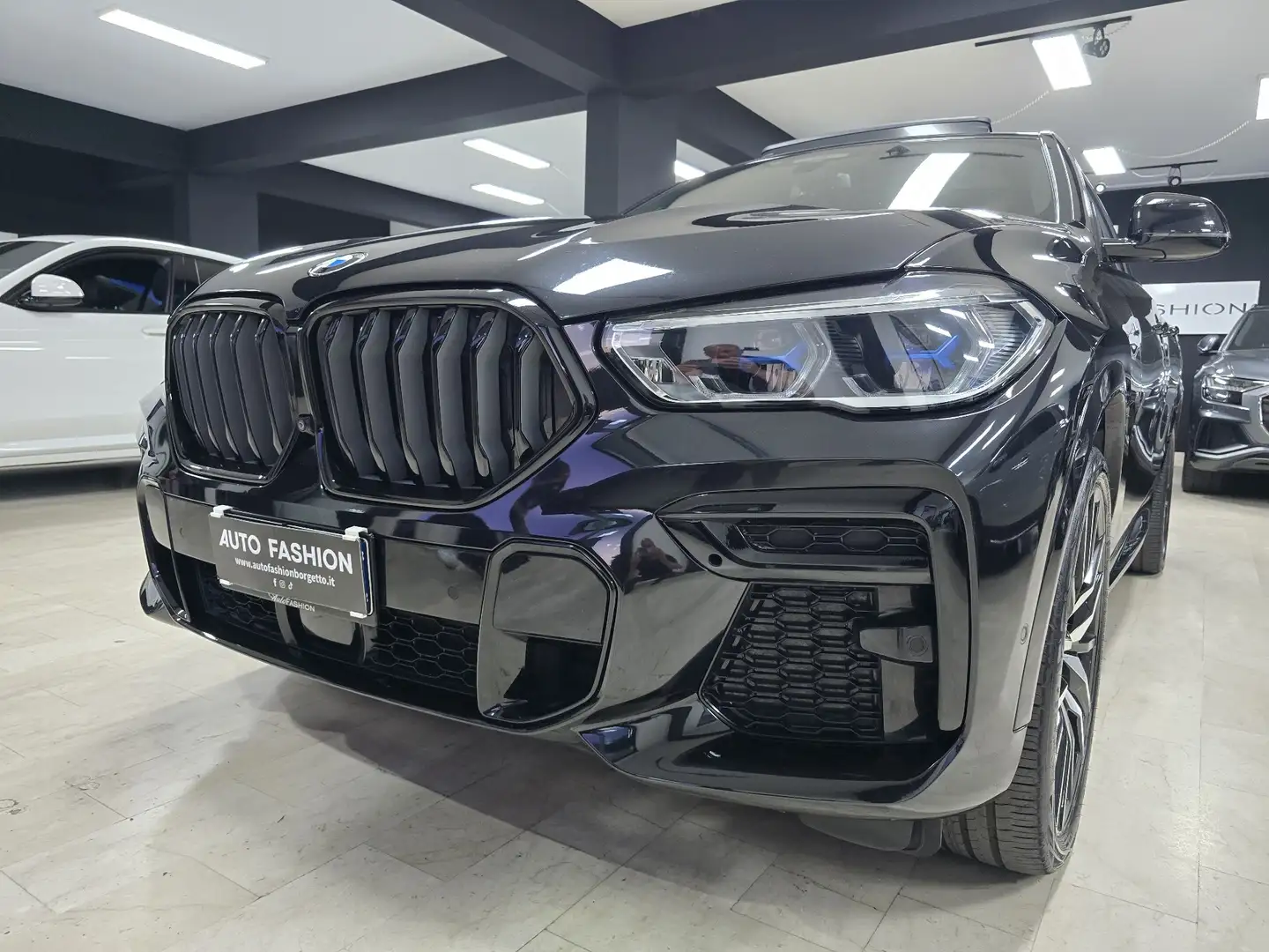 BMW X6 X6 xdrive30d mhev 48V Msport auto (Tetto-Head up) Nero - 2