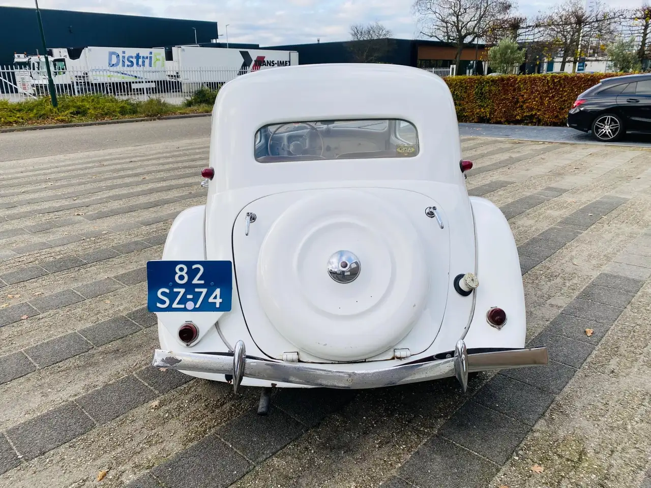 Citroen Traction 11 1952 wit, foto 7