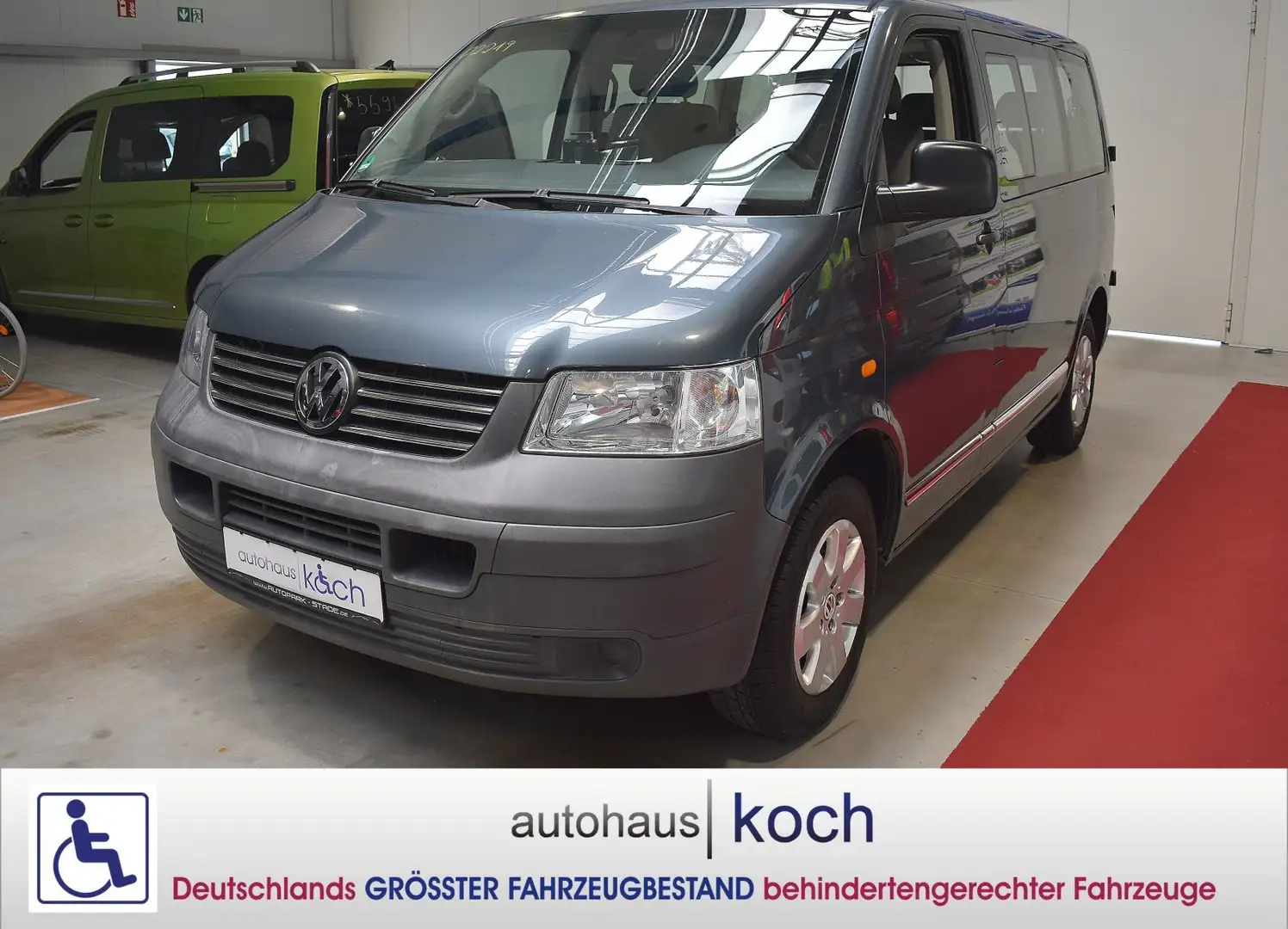 Volkswagen T5 Shuttle Shuttle 2.5 TDI EU3 rollstuhlgerecht Grau - 1