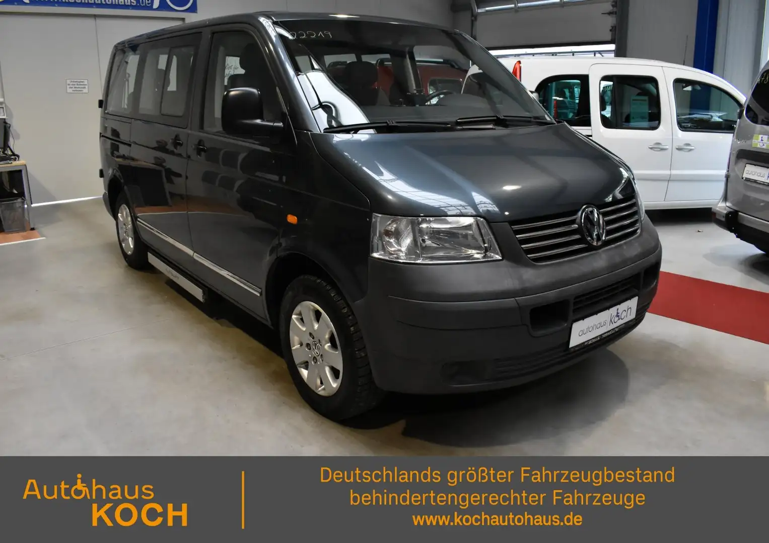 Volkswagen T5 Shuttle 2.5 TDI  rollstuhlgerecht Grau - 2