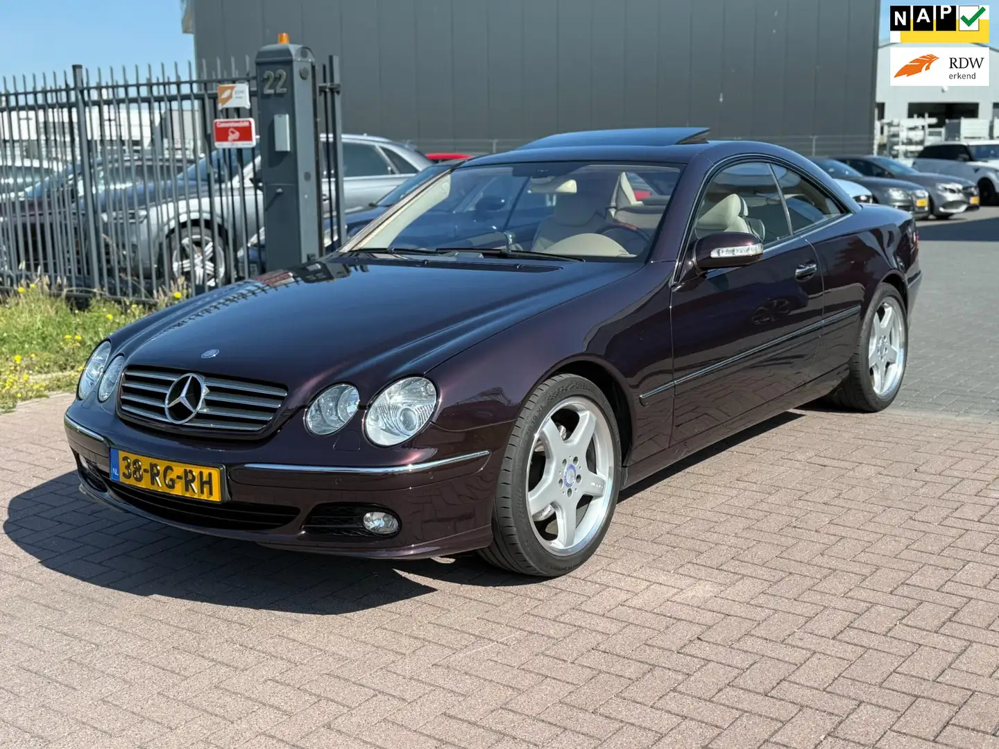 Mercedes-Benz CL 500 Youngtimer Origineel NL Schuifdak Nette staat Noir - 1