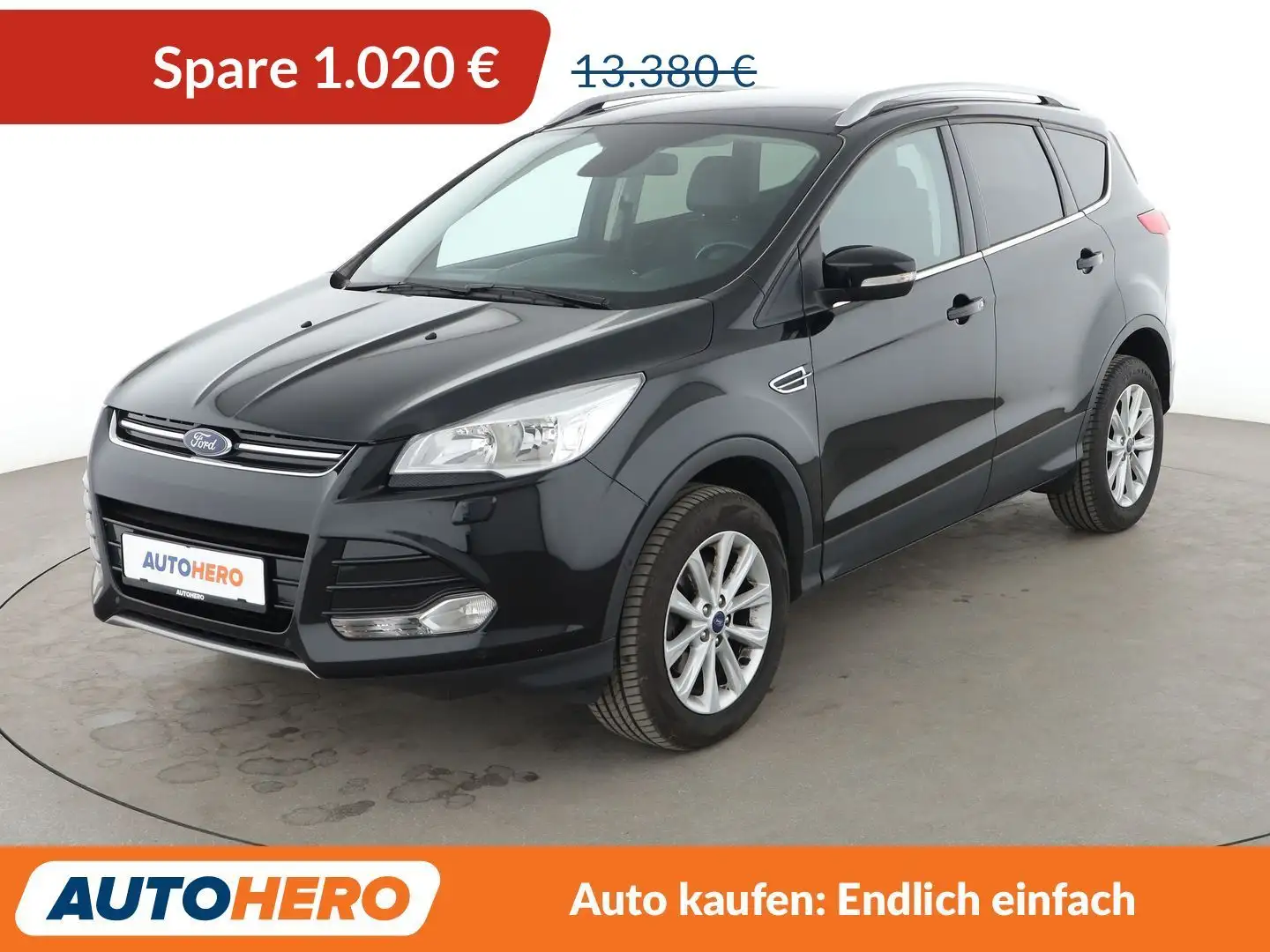 Ford Kuga 1.5 EcoBoost Titanium*NAVI*TEMPO*CAM*SHZ* Schwarz - 1