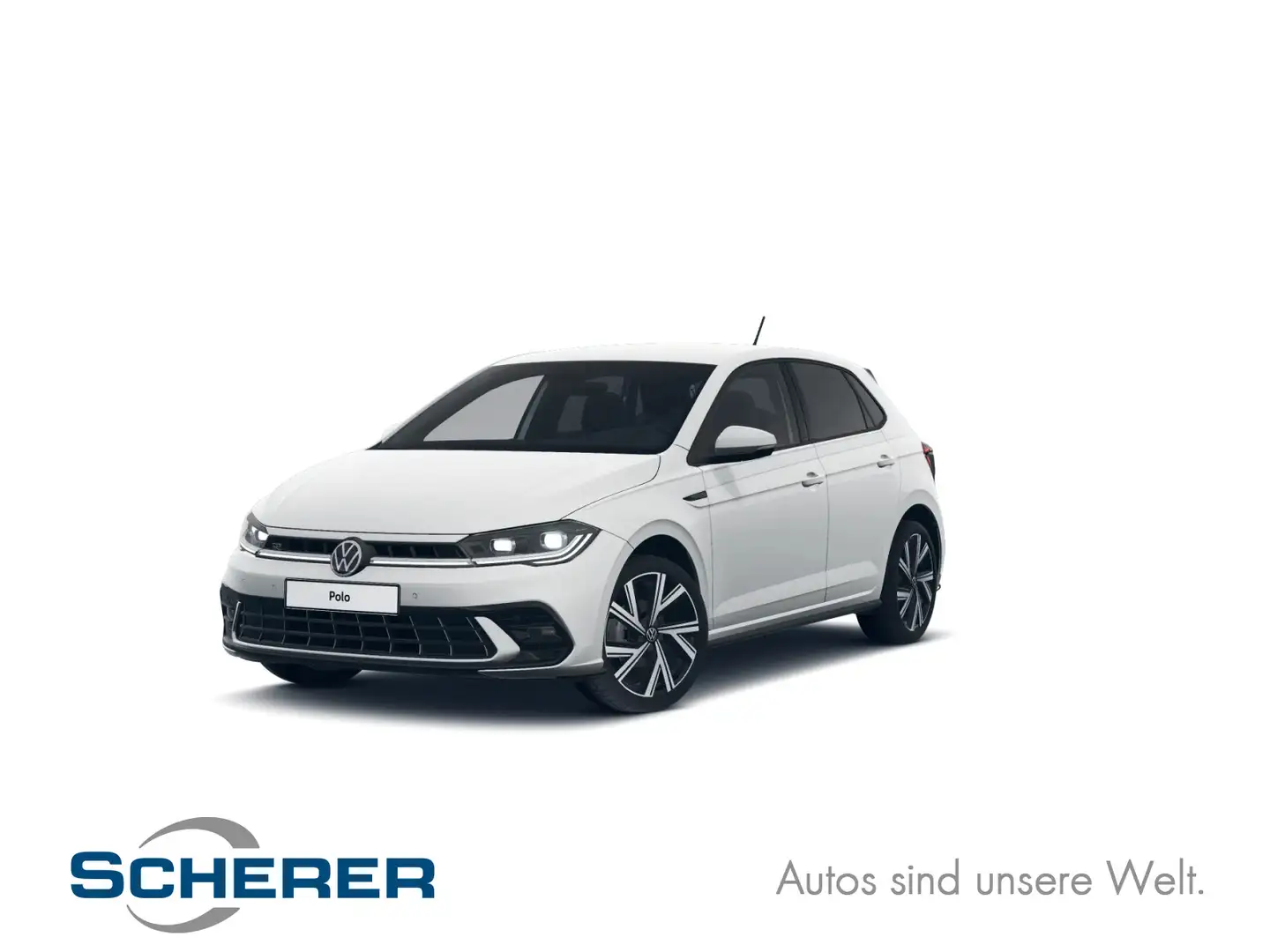 Volkswagen Polo 1.0 TSI DSG R-Line, APP, Sitzh., Kamera, AC Weiß - 1