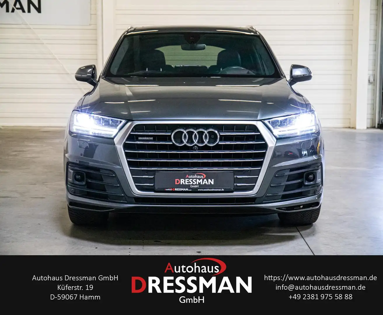 Audi Q7 3.0 TDI quattro PANO MATRIX 360° AHK ACC BOSE Grijs - 2