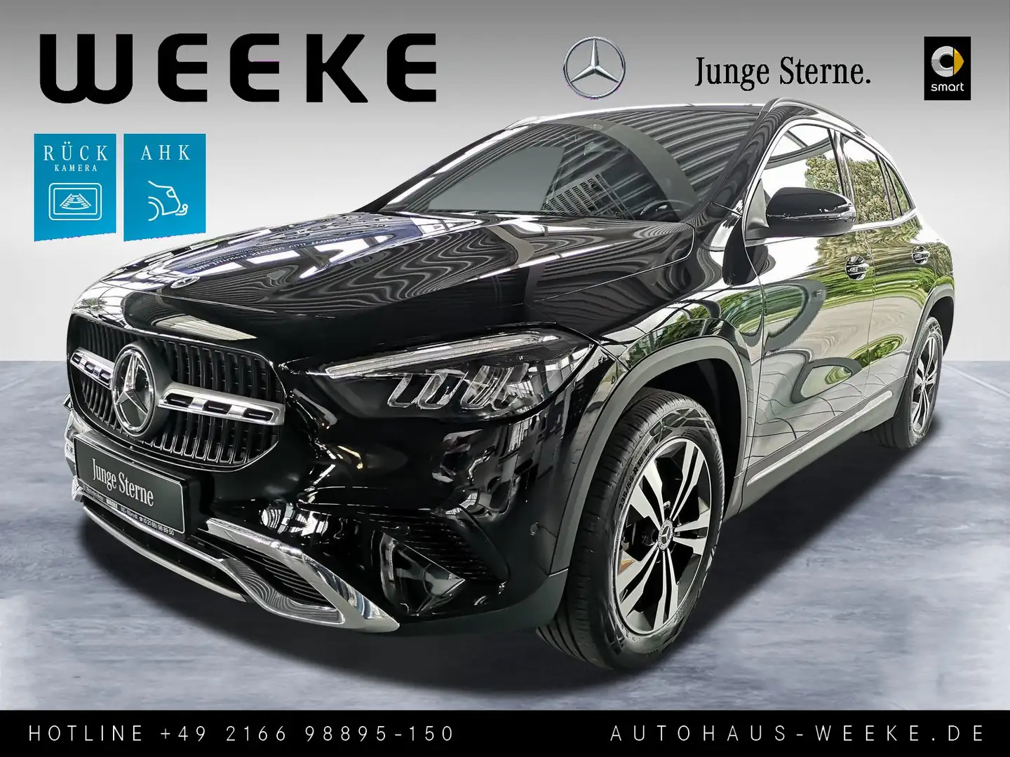Mercedes-Benz GLA 250 e Progressive ADVANCED+AHK+DISTRONIC+WIN Noir - 1