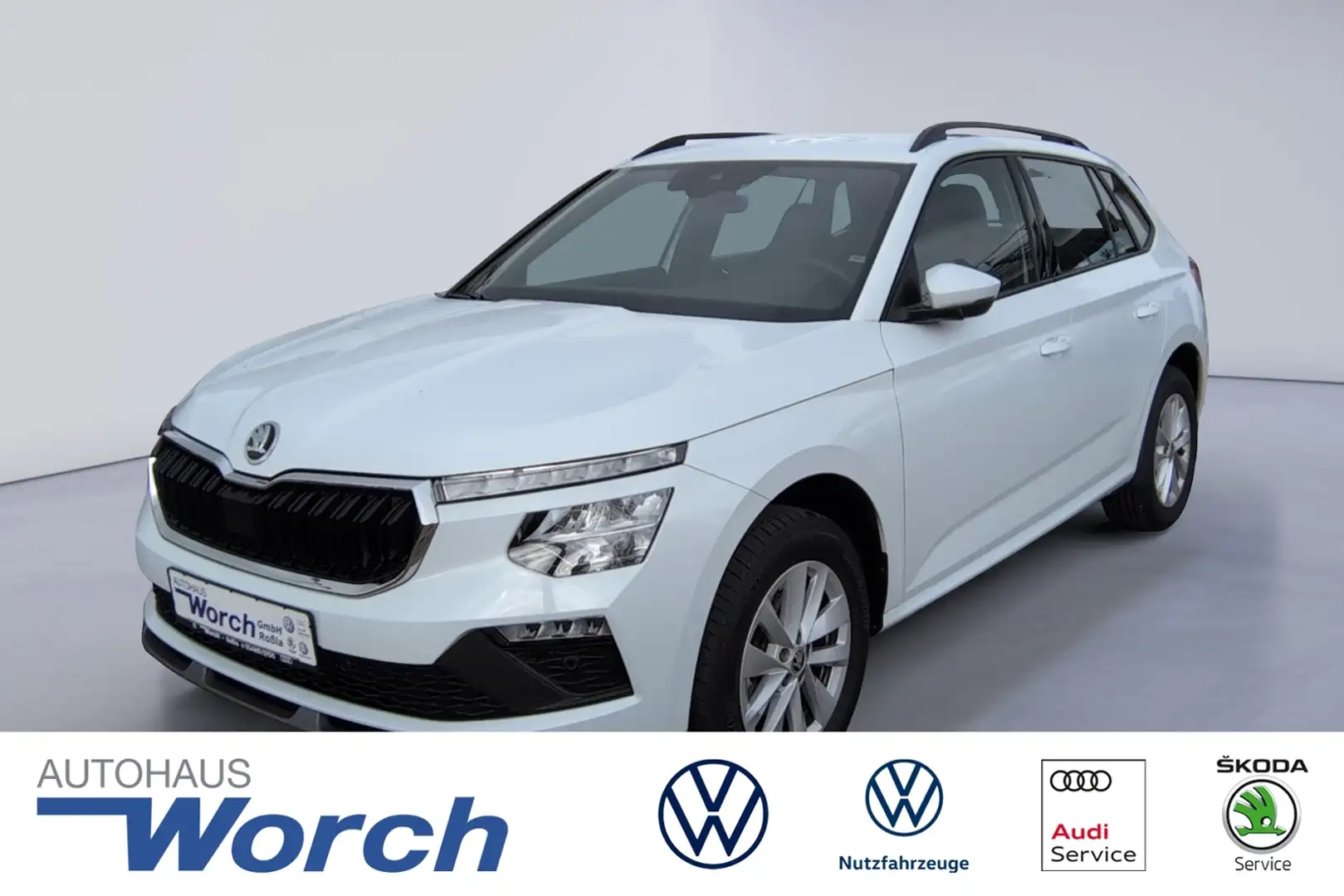 Skoda Kamiq 1.0 TSI DSG Selection KAMERA+AHK Blanc - 1